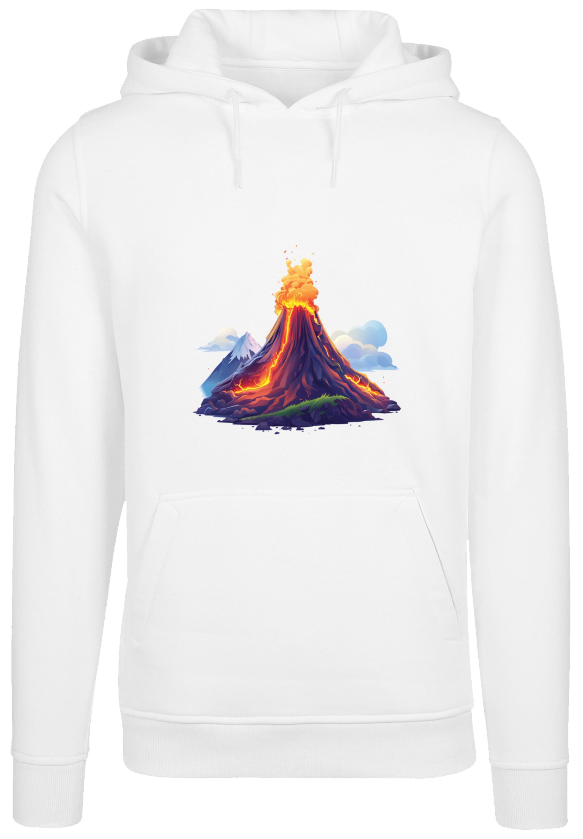F4NT4STIC Kapuzenpullover »Vulkanausbruch«, Premium Qualität