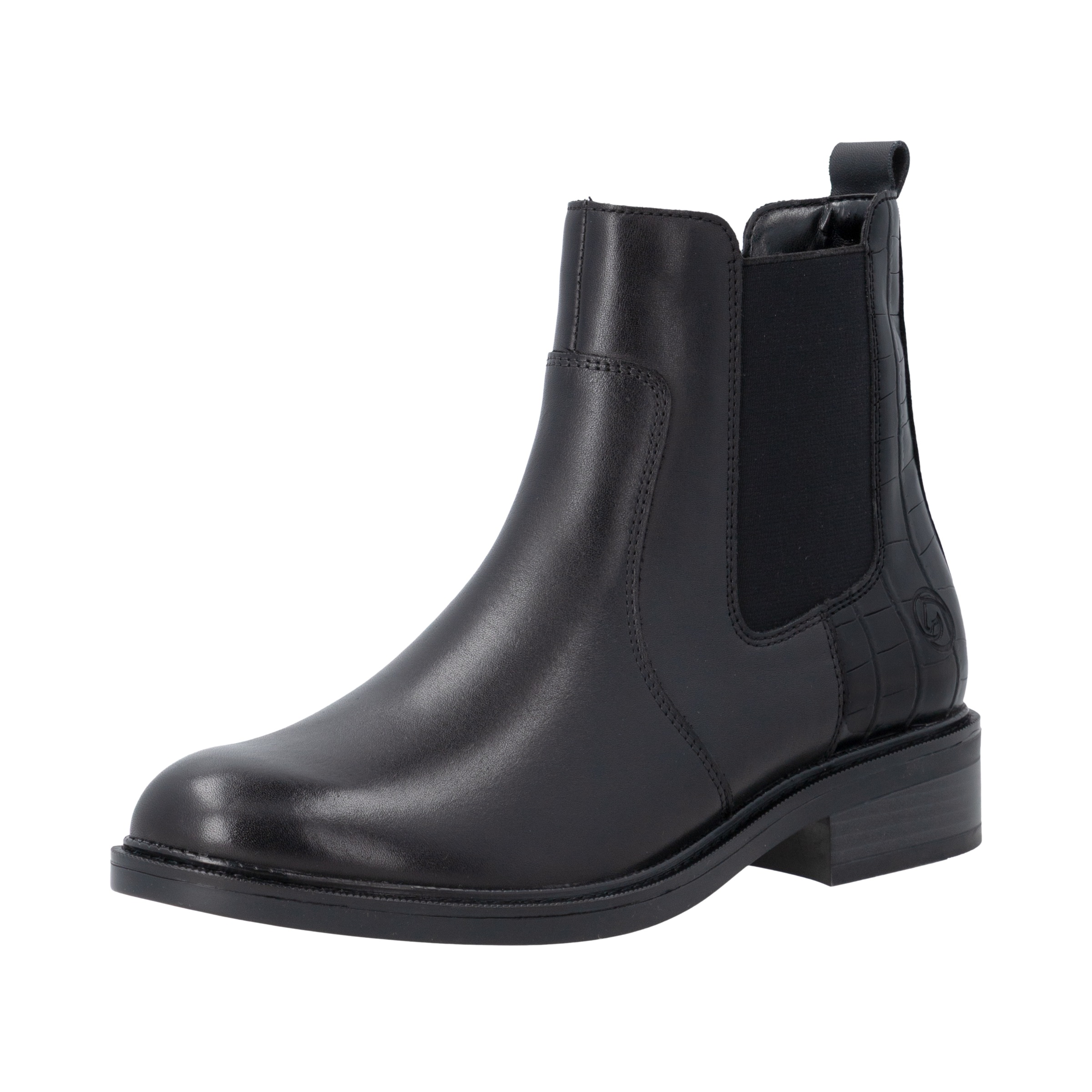 Remonte Stiefelette, Business-Boots mit Stretch, Blockabsatz