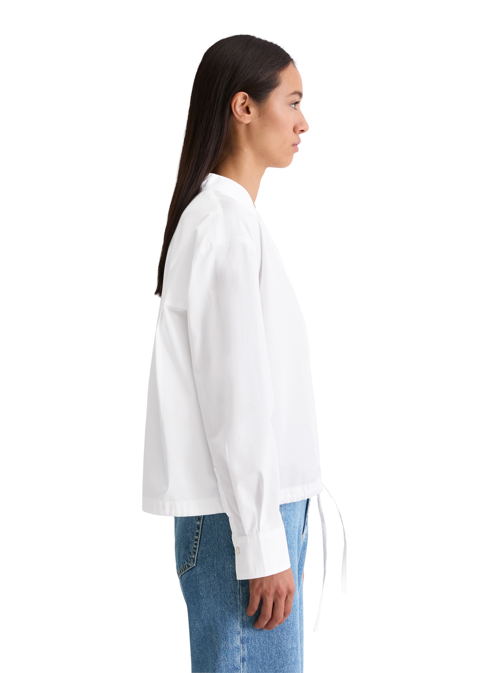 Marc O'Polo Langarmbluse »im Blouson-Stil«