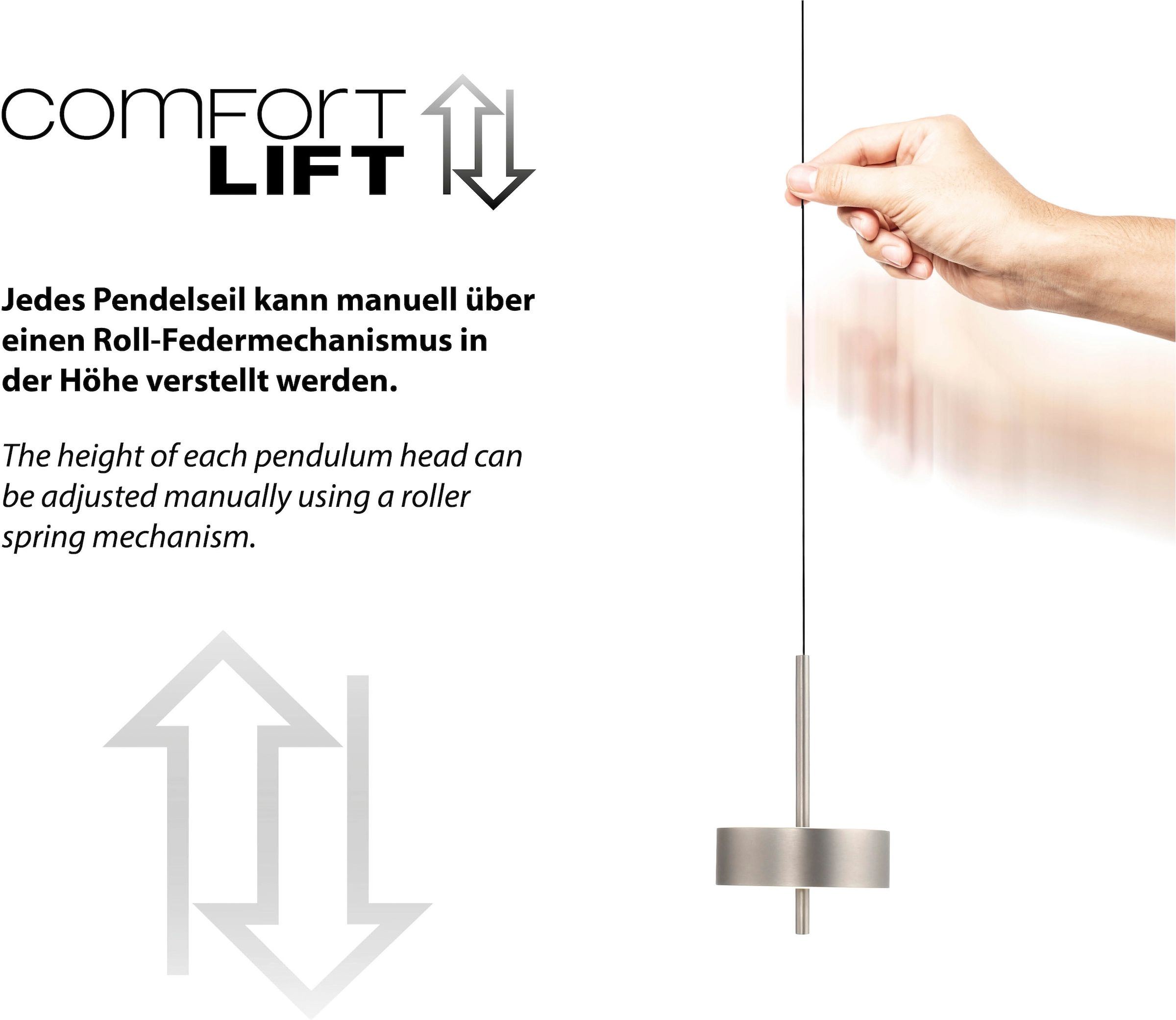 Neuhaus Q SMART HOME LIGHTS LED Pendelleuchte »Q-ROTATE« LED-Board 1 Stk. warmweiß - kaltweiß