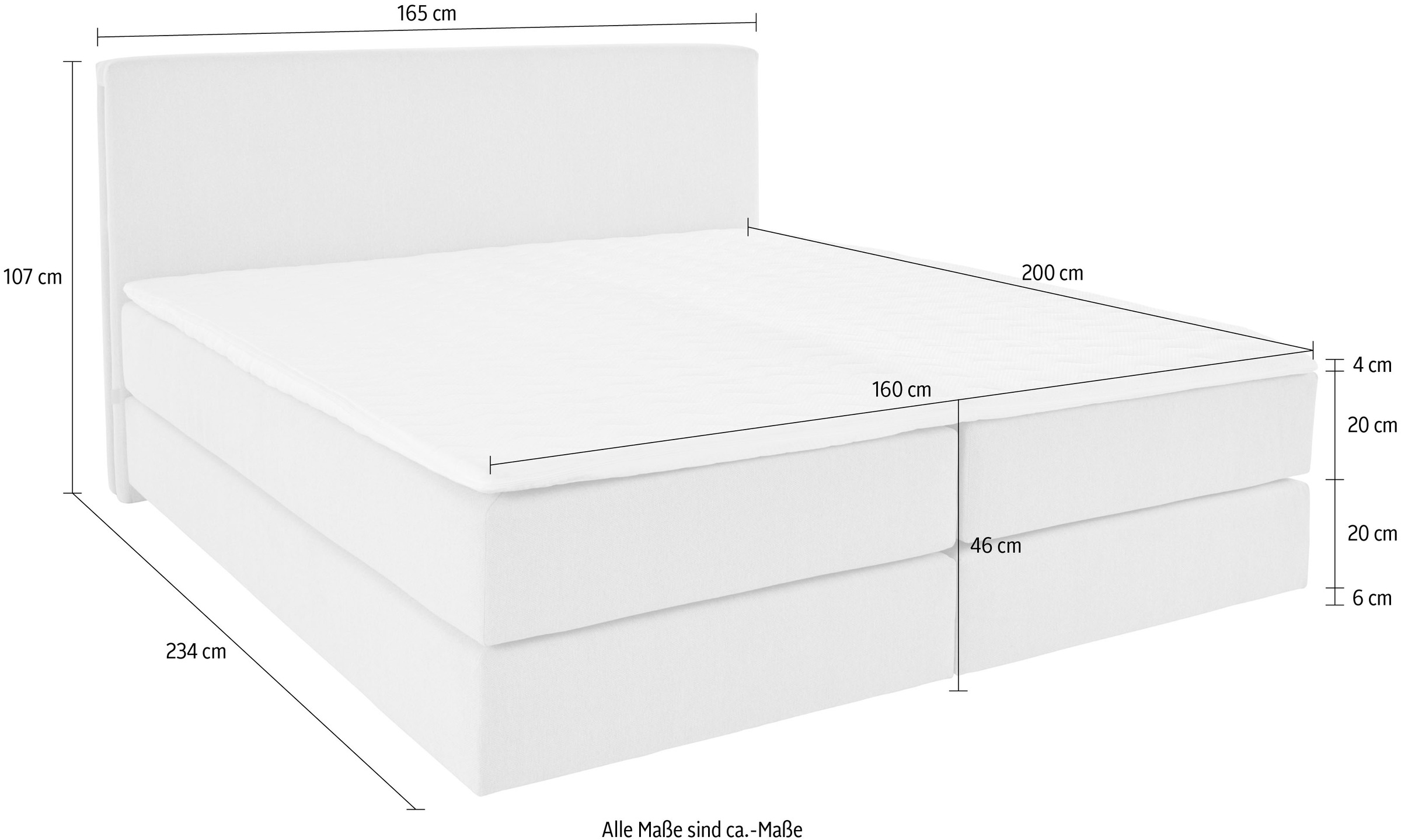 LeGer Home by Lena Gercke Boxspringbett »Zalia«