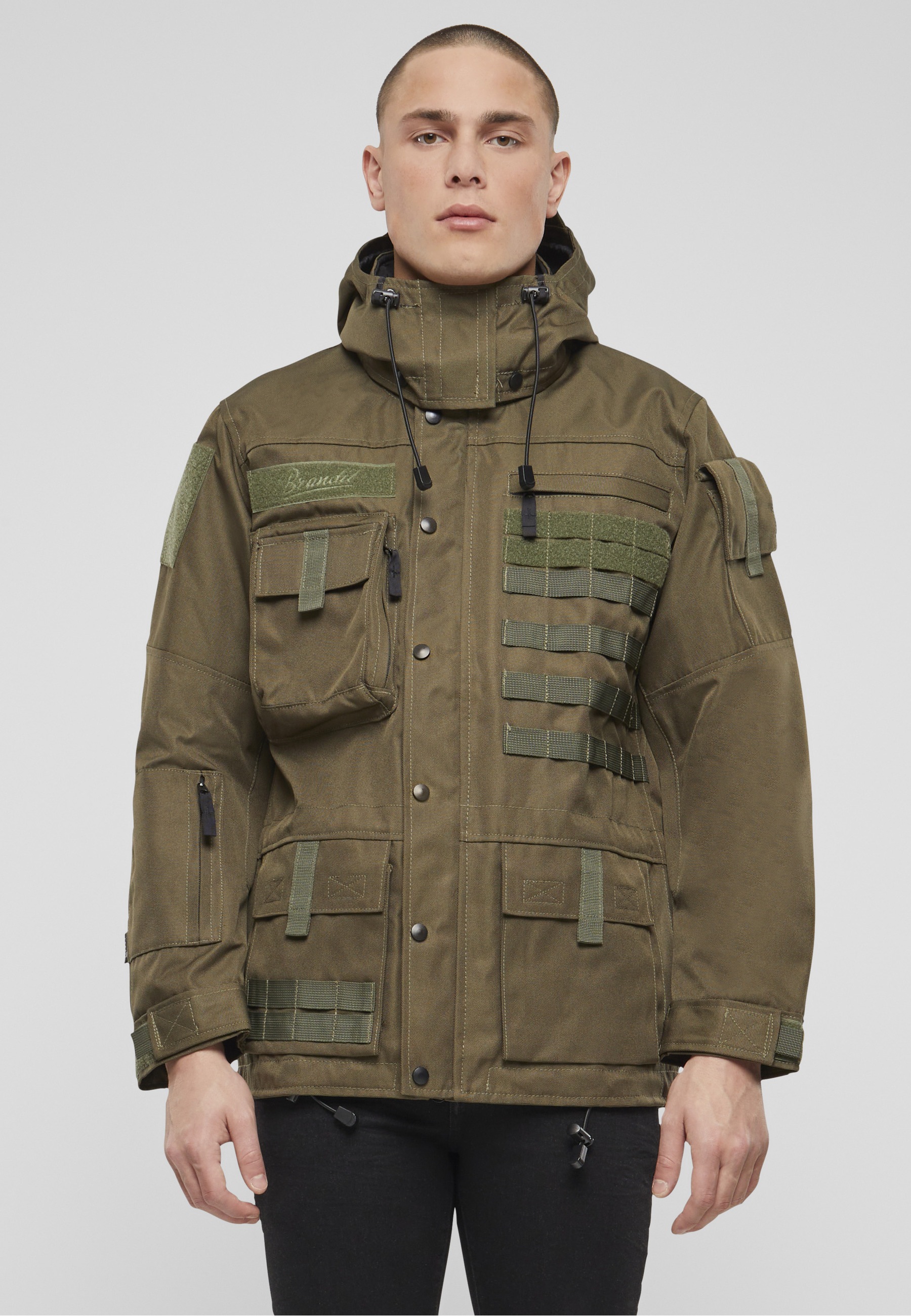 Brandit Outdoorjacke »Brandit Herren Performance Outdoorjacket« 1 Stk. tlg. mit Kapuze
