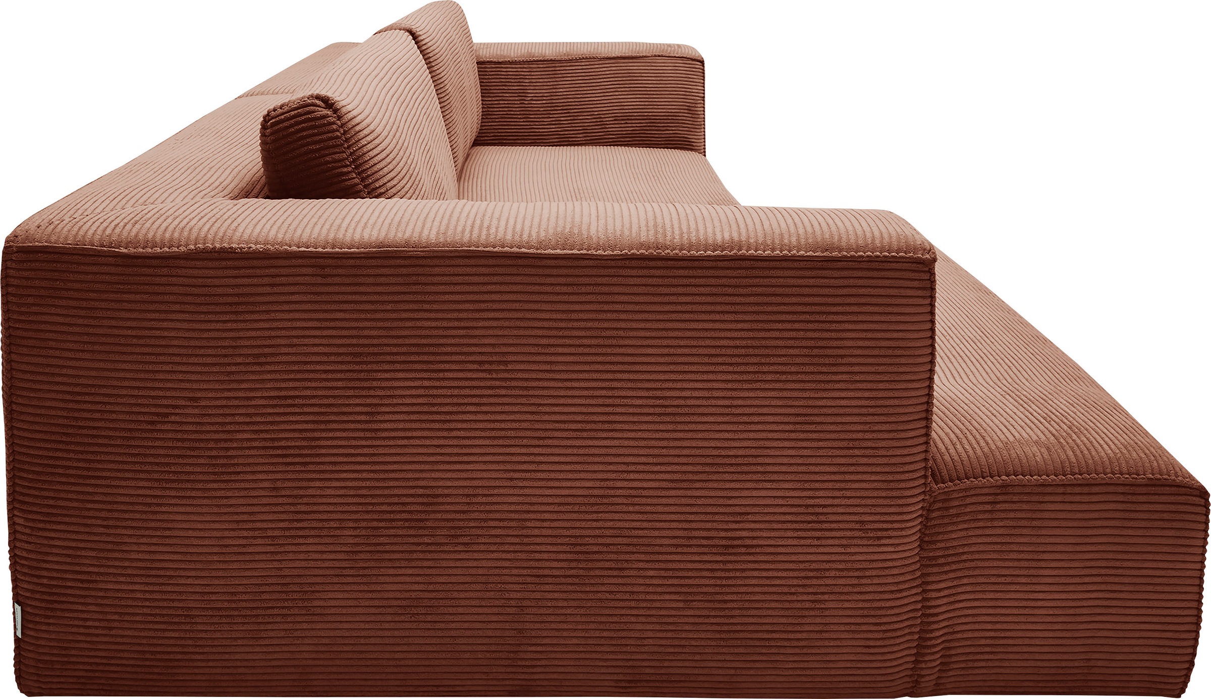 TOM TAILOR HOME Ecksofa »Big Cube Style«, (2 St.), mit cleanen Stegkissen, extra große Sitztiefe, Breite 270cm