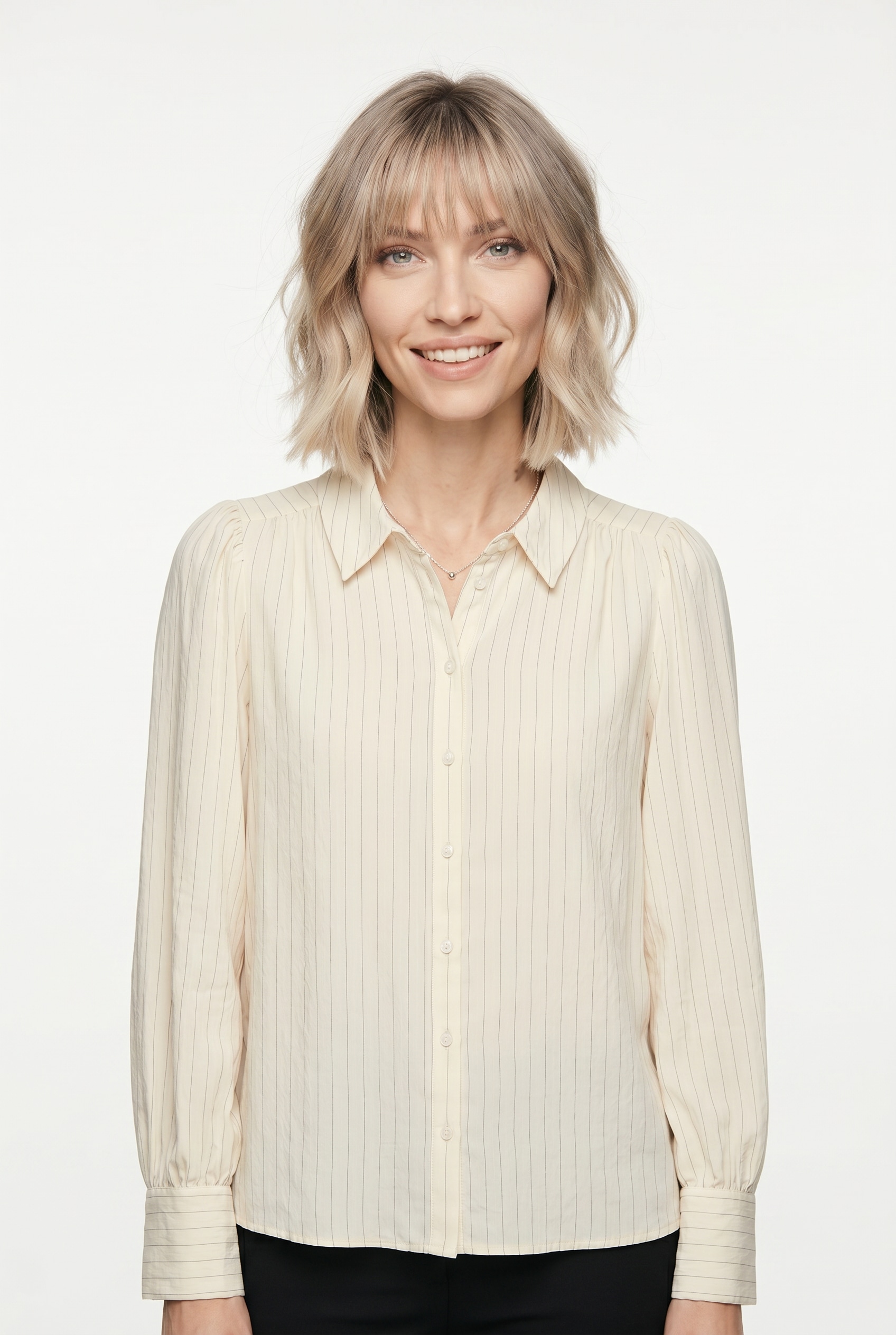 Vero Moda Hemdbluse »VMMILLIE LS SHIRT WVN GA« mit Streifen