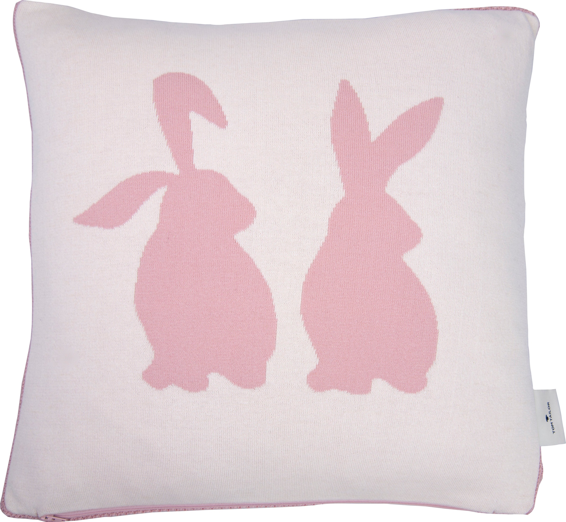 TOM TAILOR HOME Dekokissen »Pastel Rabbit«, mit rosa Hasen | BAUR