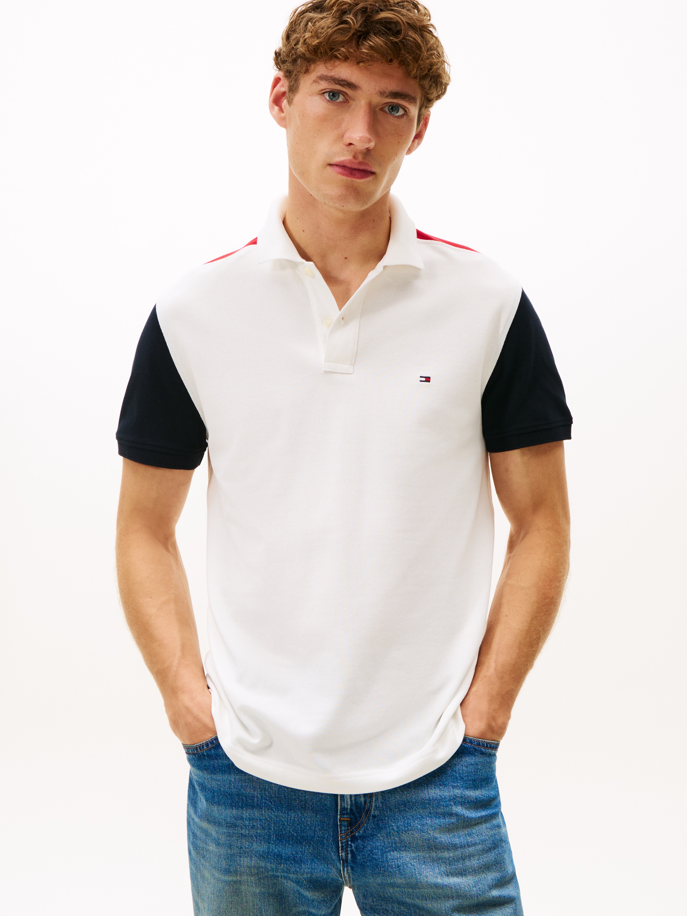 Tommy Hilfiger Poloshirt "BLOCKING POLO", Mit Rundhalsausschnitt günstig online kaufen