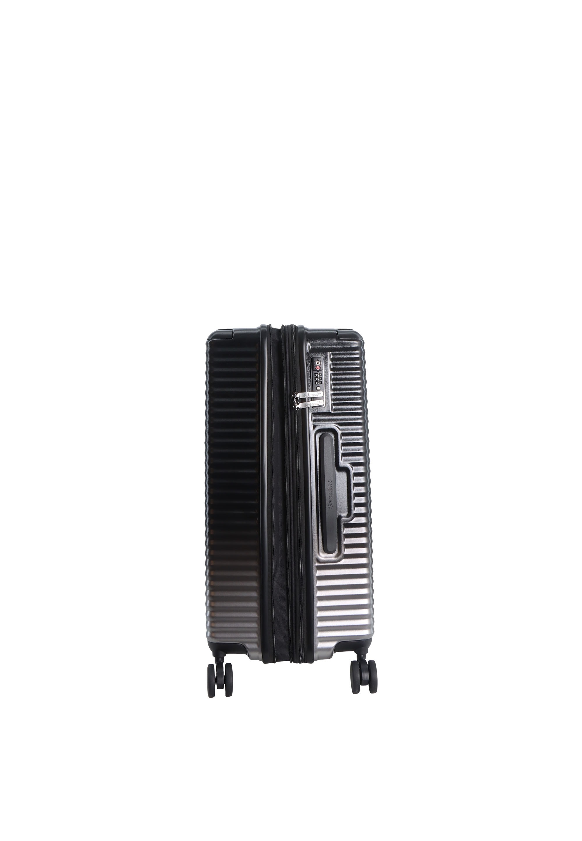 Saxoline® Koffer »Elite«, mit Trolleysystem aus Halbaluminium