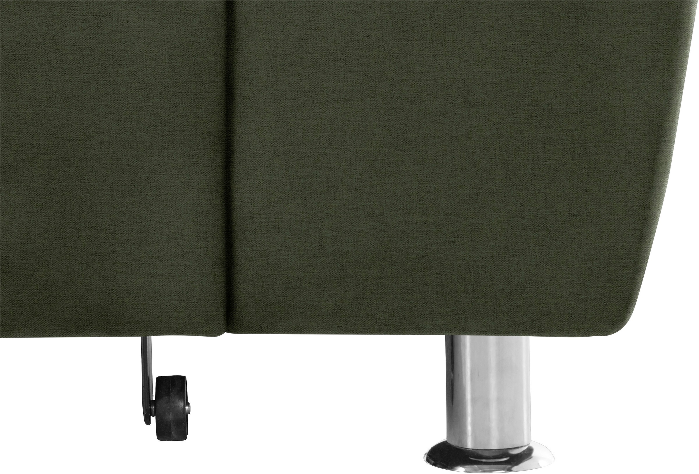 DOMO collection Ecksofa »Franzi L-Form«, wahlweise mit Kopfteilverstellung (dann Breite: 275 cm)