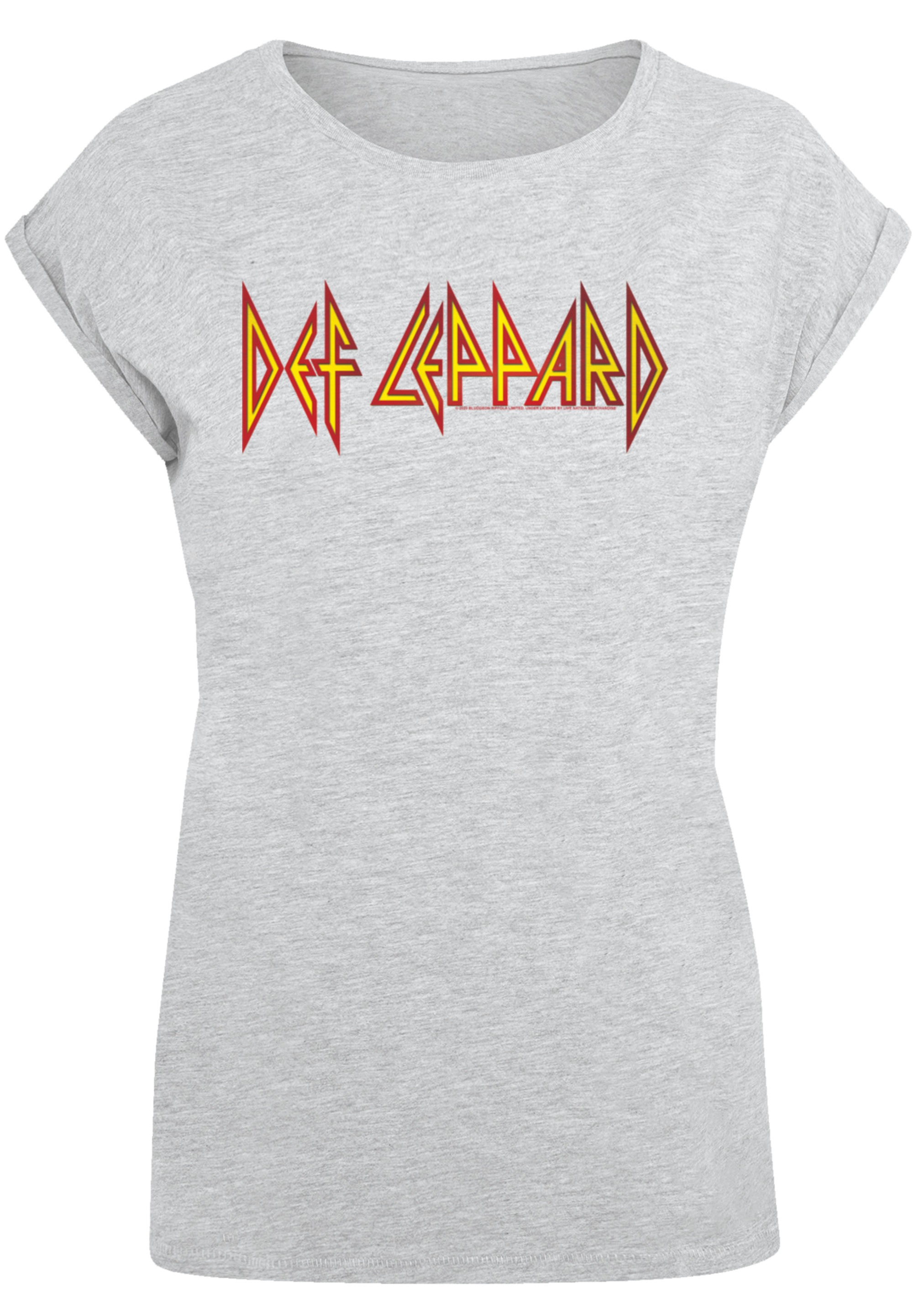 F4NT4STIC T-Shirt »Def Leppard Shatter Logo«, Premium Qualität