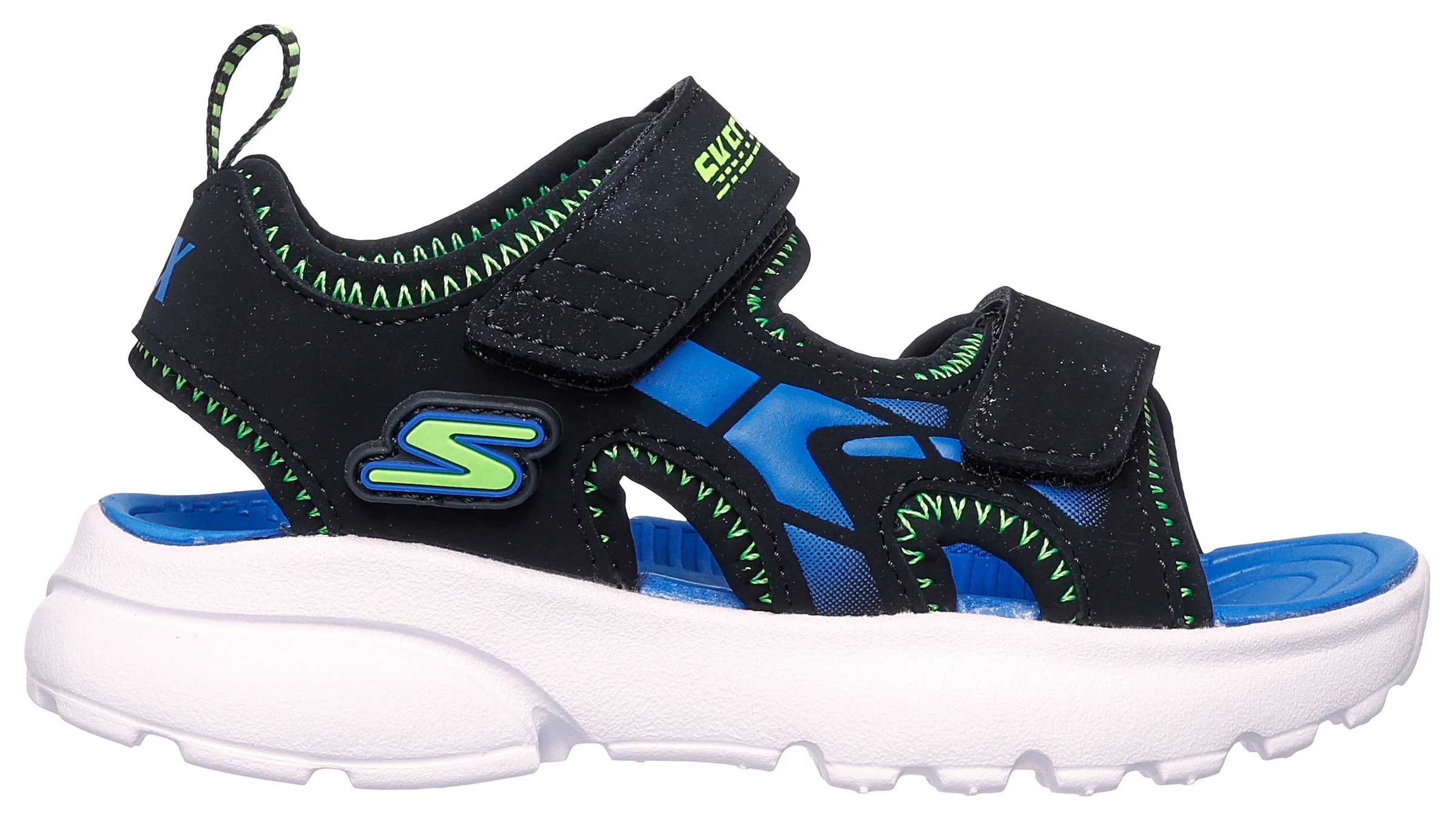 Skechers Sandale »RAZOR SPLASH«, Sandale mit Klettverschluss, waschbar, Größenschablone zum Download