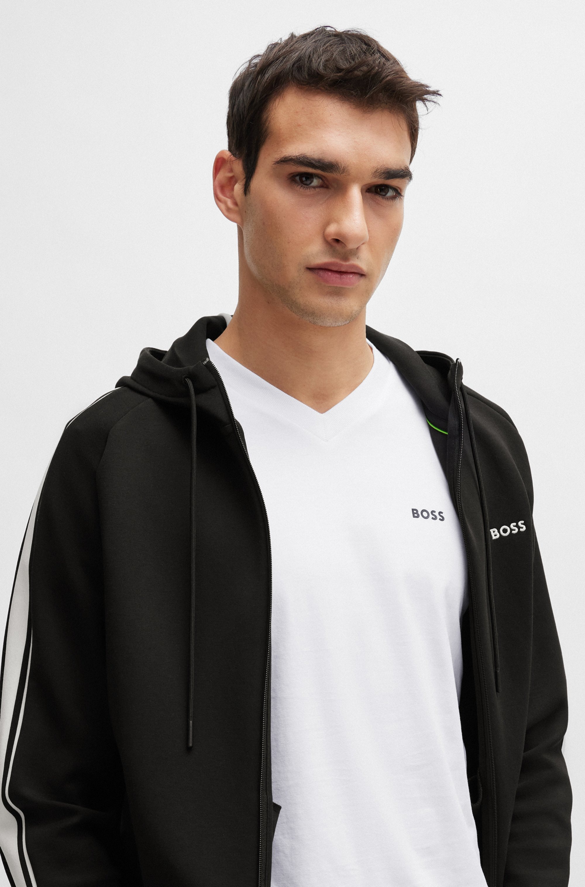 Thumbnail - BOSS GREEN T-Shirt "Tee V" mit V-Ausschnitt