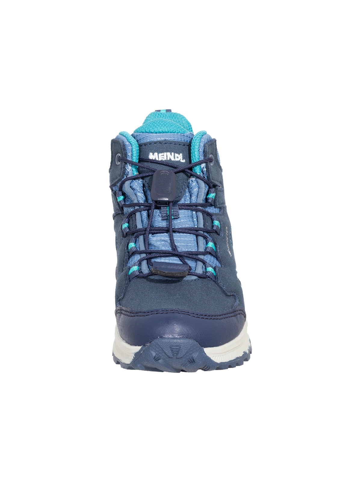 Meindl Wanderschuh »Meindl Kivo Junior Mid GTX jeans/türkis«  Herausnehmbares Best-Fit-Fußbett für optimalen Sitz bei Kinderfüßen
