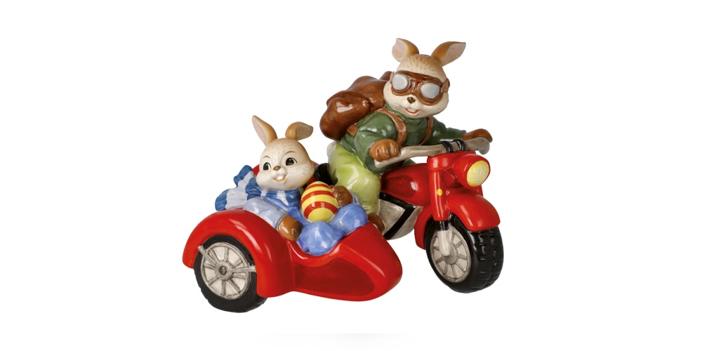 Goebel Osterhase "Spritztour" Limitiert auf 2.999 Stück, mit Zertifikat