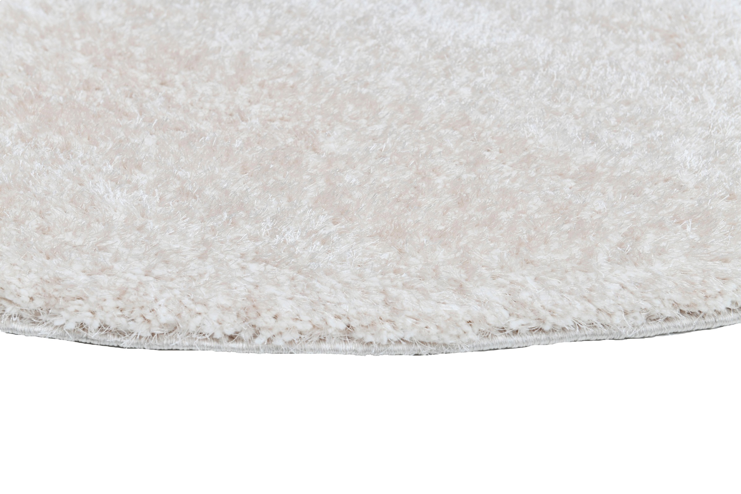 my home Hochflor-Teppich »Malin«, rund, 43 mm Höhe, Uni-Farben, leicht glänzend, besonders flauschig durch Mikrofaser
