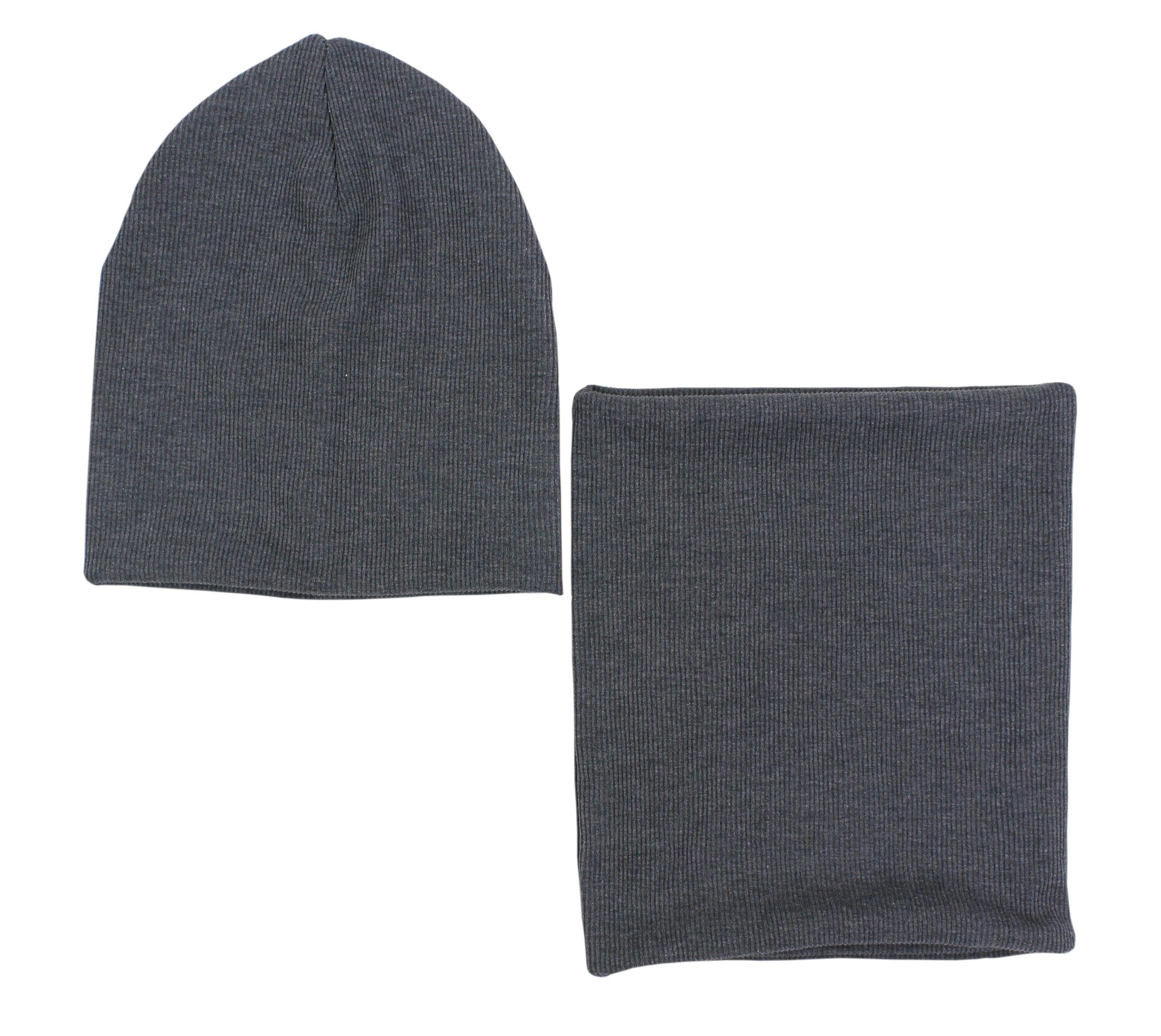 ALKATO Beanie »Mütze Alkato Unisex Beanie Mütze und Schal Set Uni«