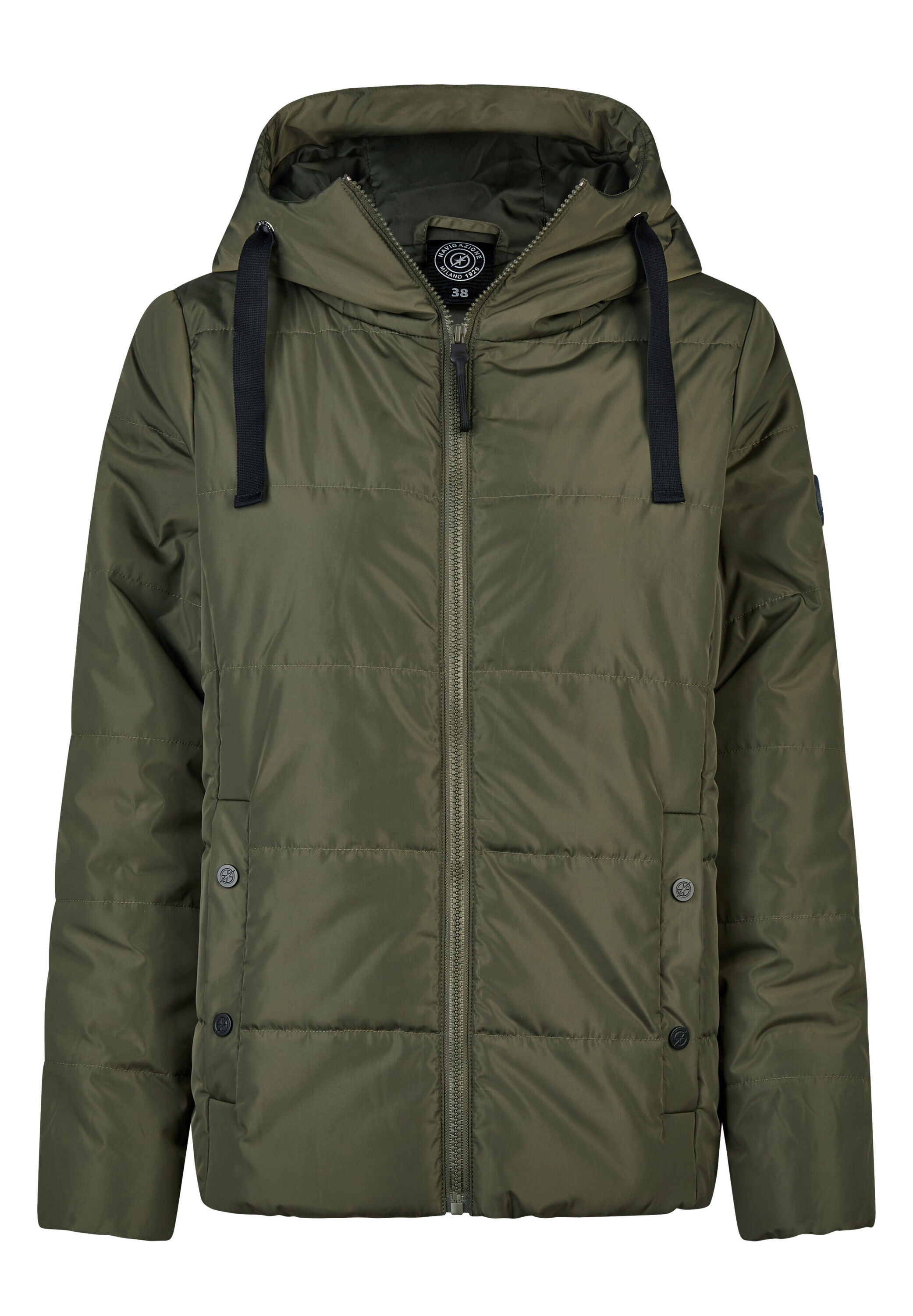 NAVIGAZIONE Steppjacke "NAVIGAZIONE Jacke" mit Kapuze mit verstellbarer Kapuze