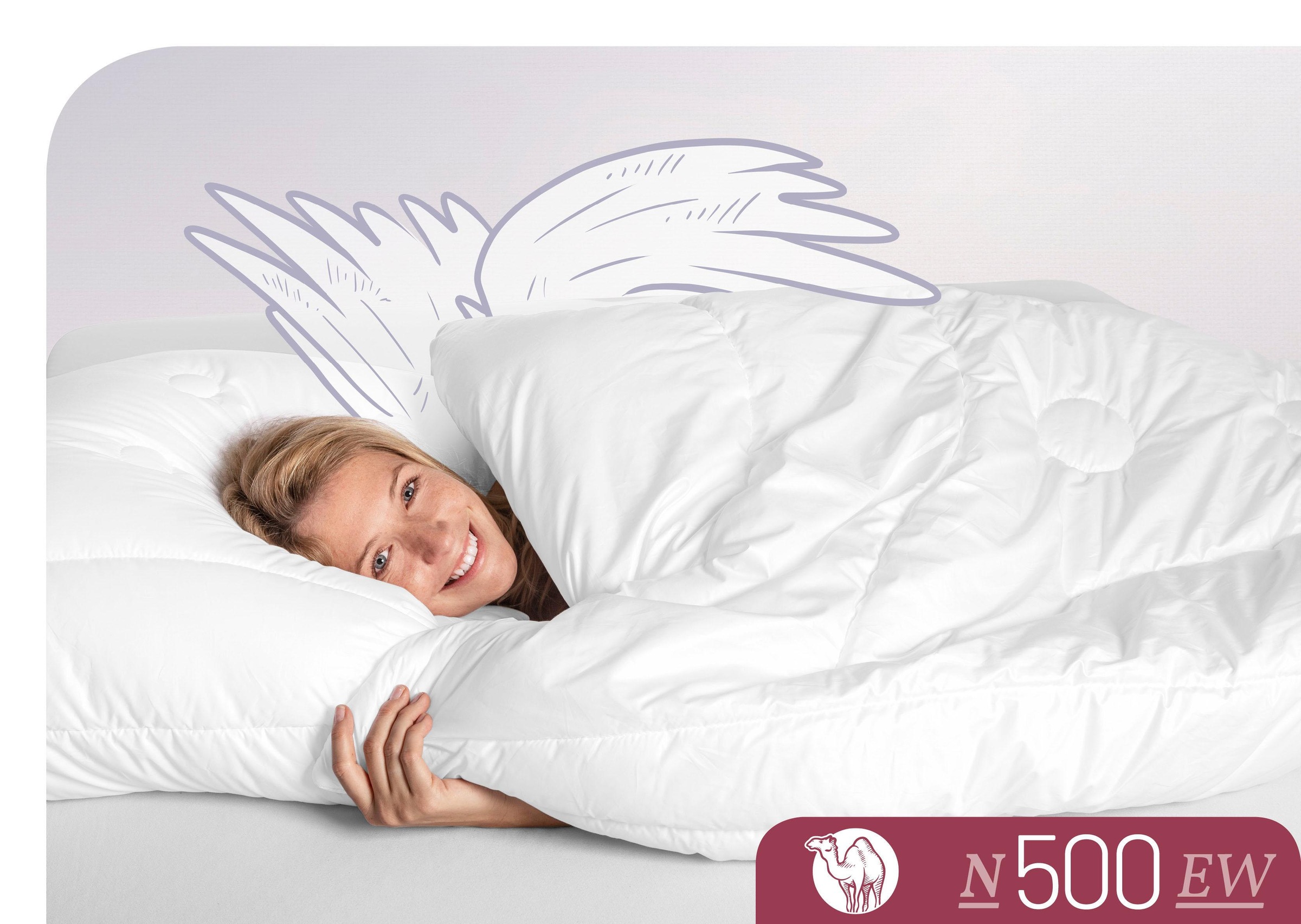 Schlafstil Naturhaarbettdecke "N500" extrawarm 1 Stk. tlg. hergestellt in D günstig online kaufen