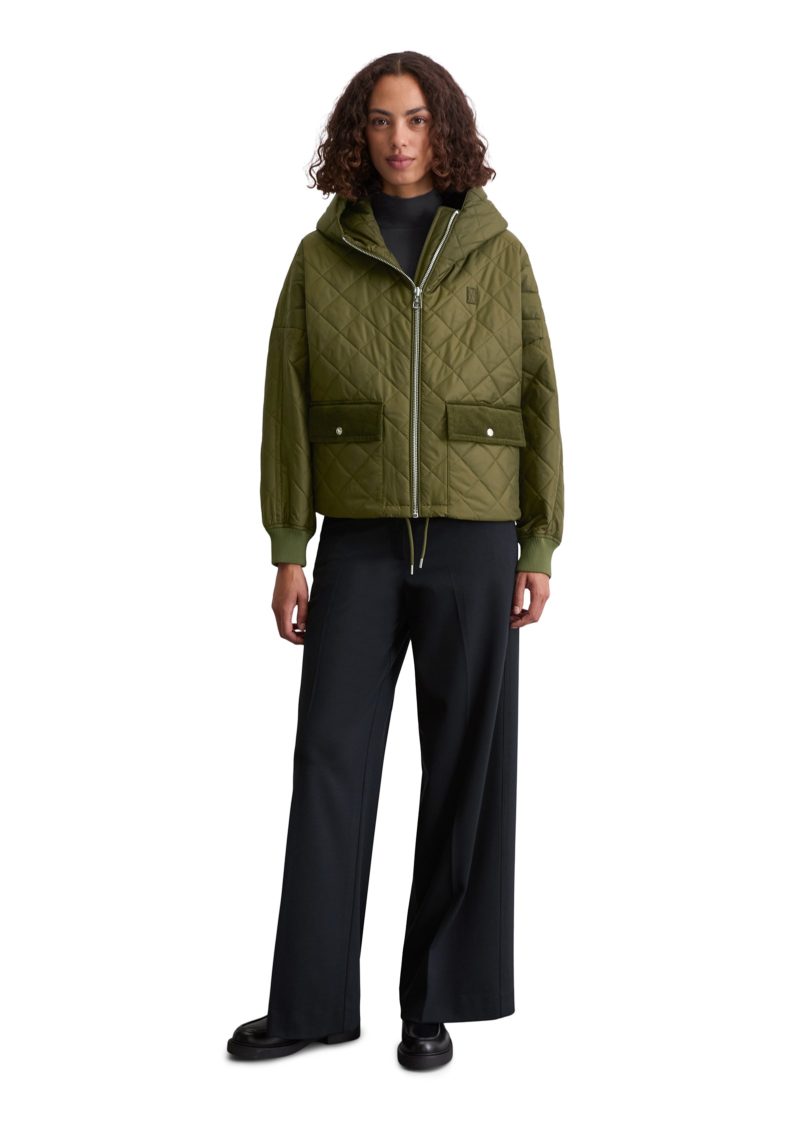 Marc O'Polo Outdoorjacke »aus recyceltem Polyester«, mit Kapuze