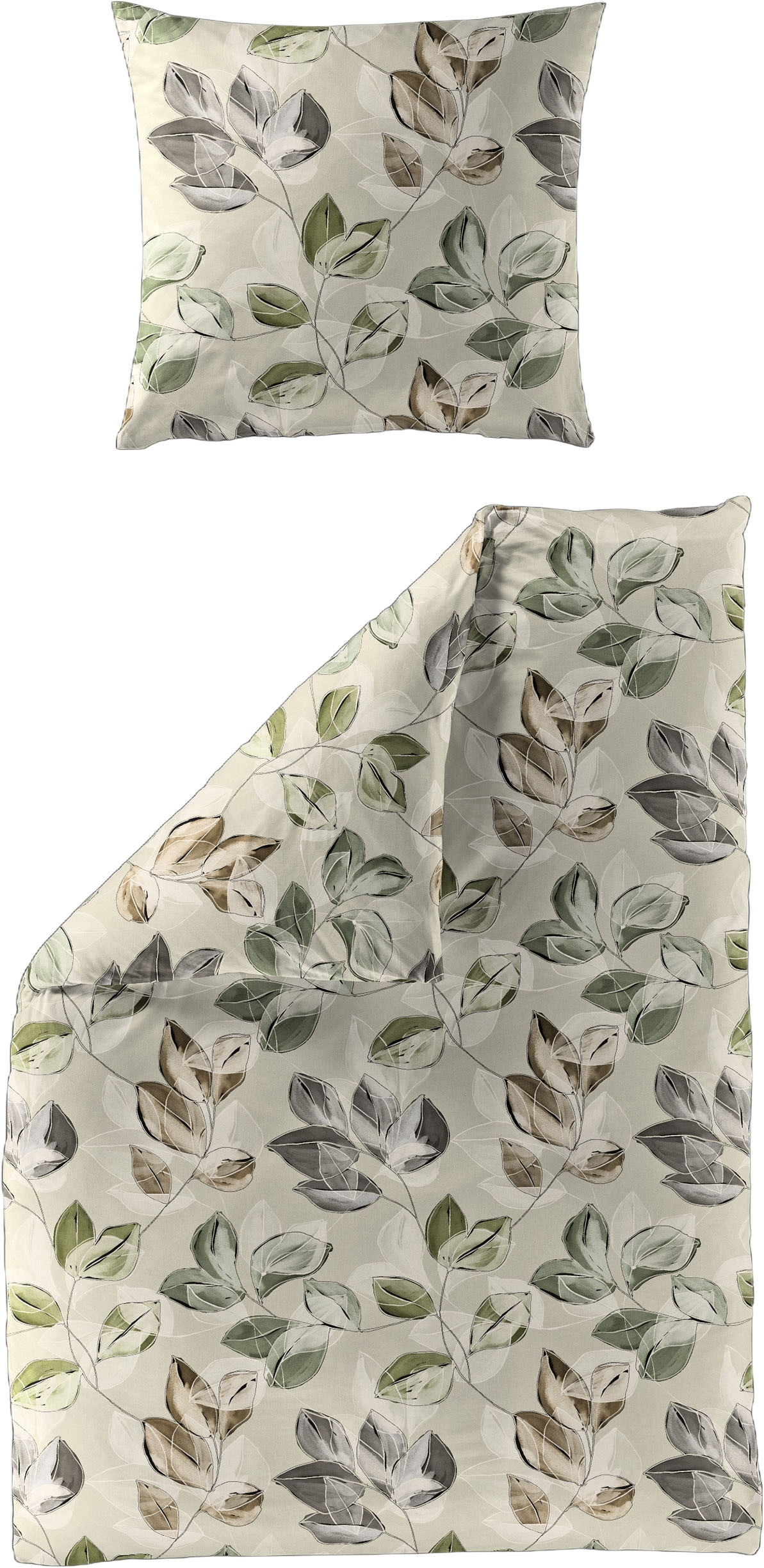 BIERBAUM Bettwäsche "4136" 2 Stk. Biber, 100 % Baumwolle, pflegeleicht, kus günstig online kaufen