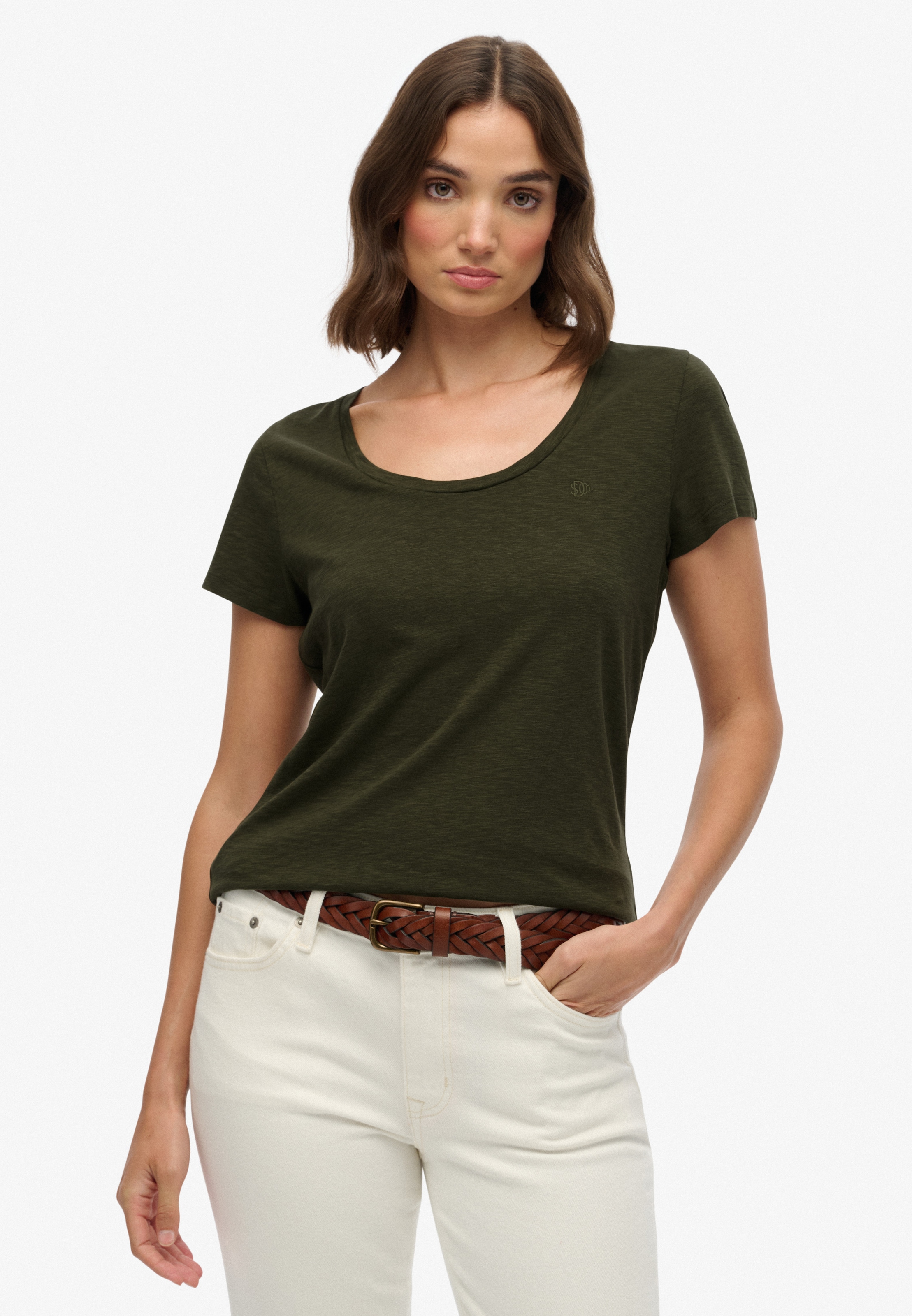 Superdry T-Shirt "STUDIOS SCOOP NECK TEE" günstig online kaufen
