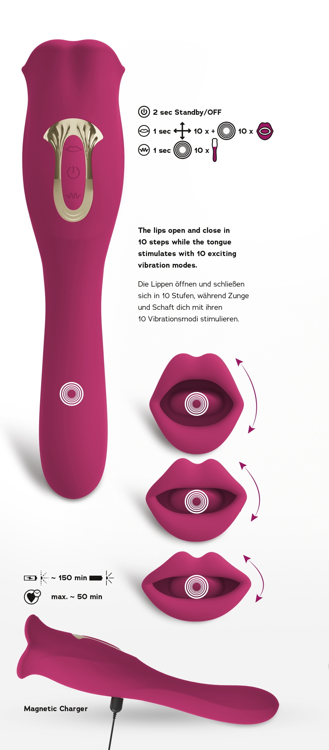 You2Toys Vibrator »Vibrator Oral Fun Vibrator«