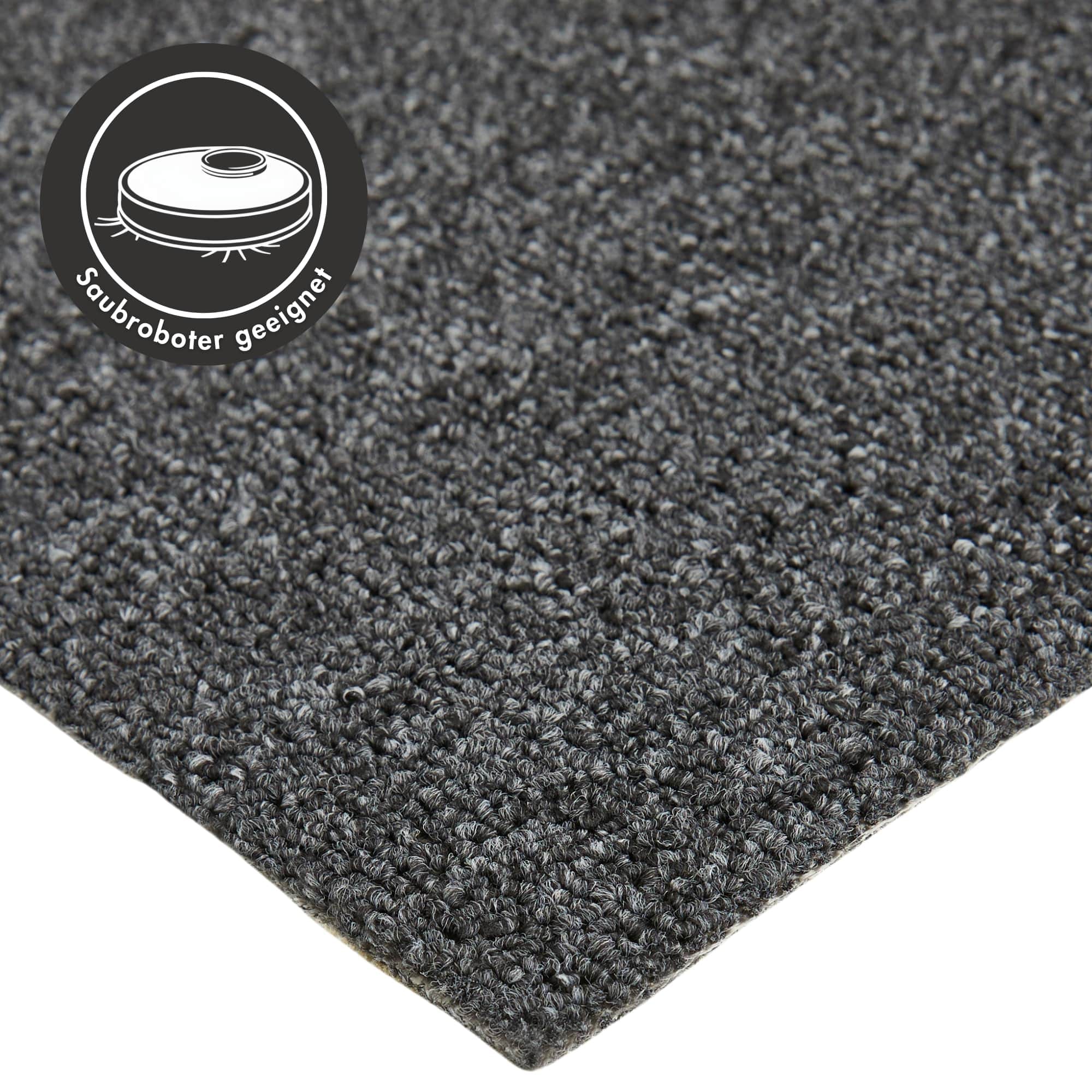 Andiamo Teppichboden "Barbara, Feinschlinge, Gesamthöhe 4,5 mm, Luxusklasse LC1" rechteckig meliert, Breite 200 oder 400 cm, strapazierfähig, pflegeleicht