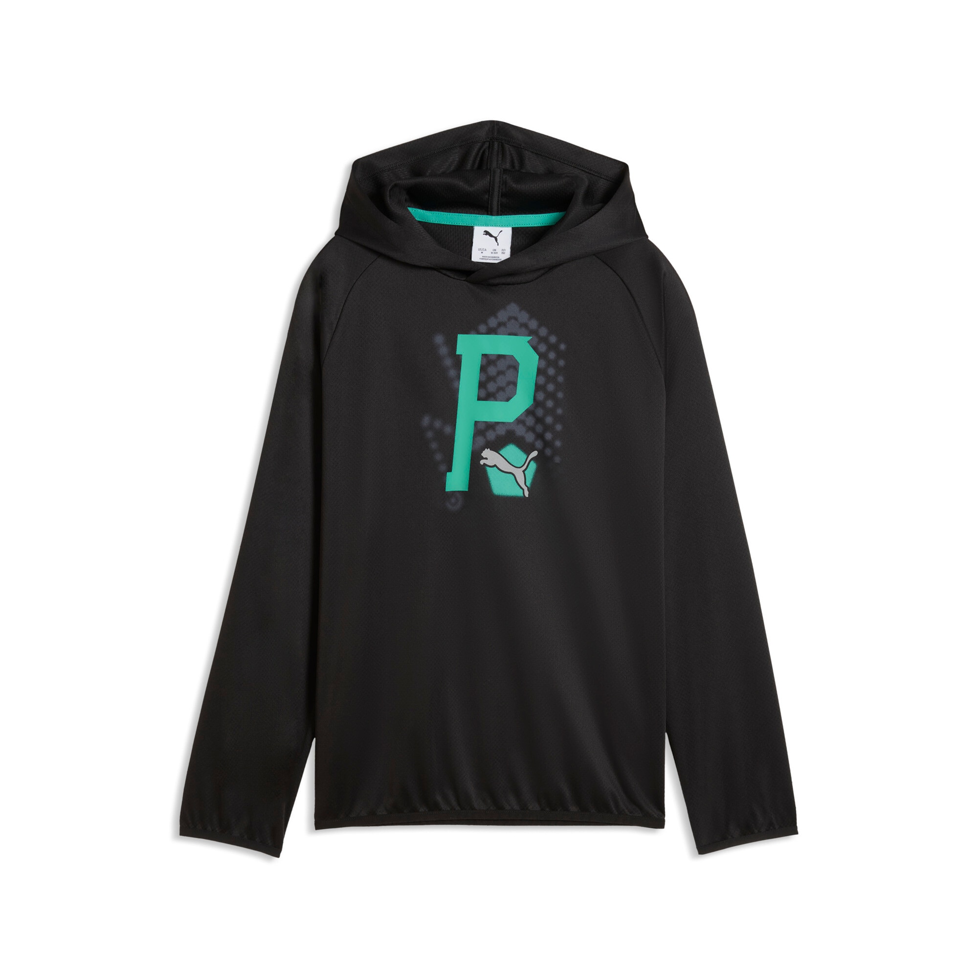 PUMA Kapuzensweatshirt »ACTIVE SPORTS LIGHTWEIGHT POLY HOODIE B«, mit Kapuze, mit Print-Applikation, Regular Fit
