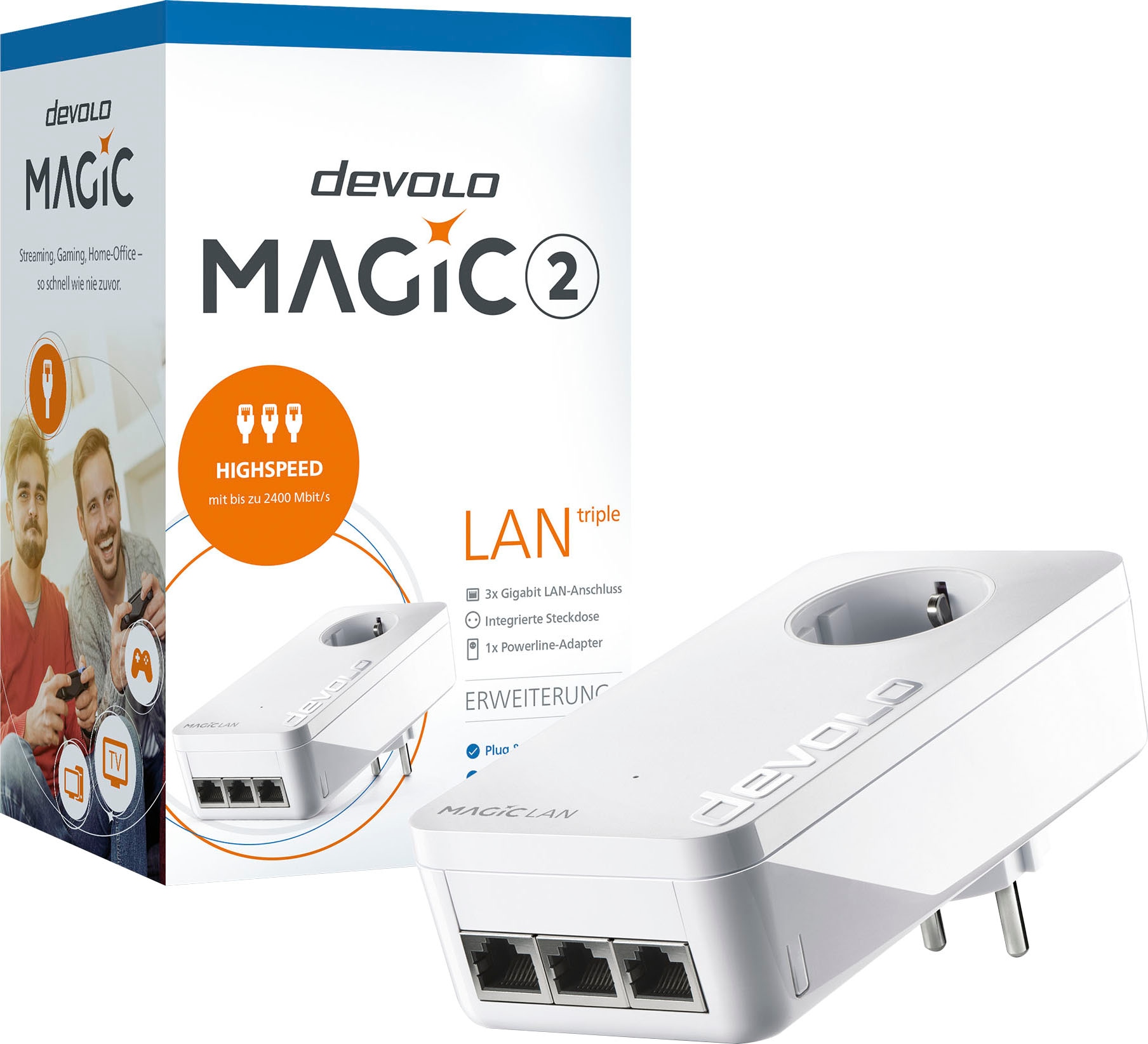 DEVOLO LAN-Router »Magic 2 LAN triple Ergänzu...
