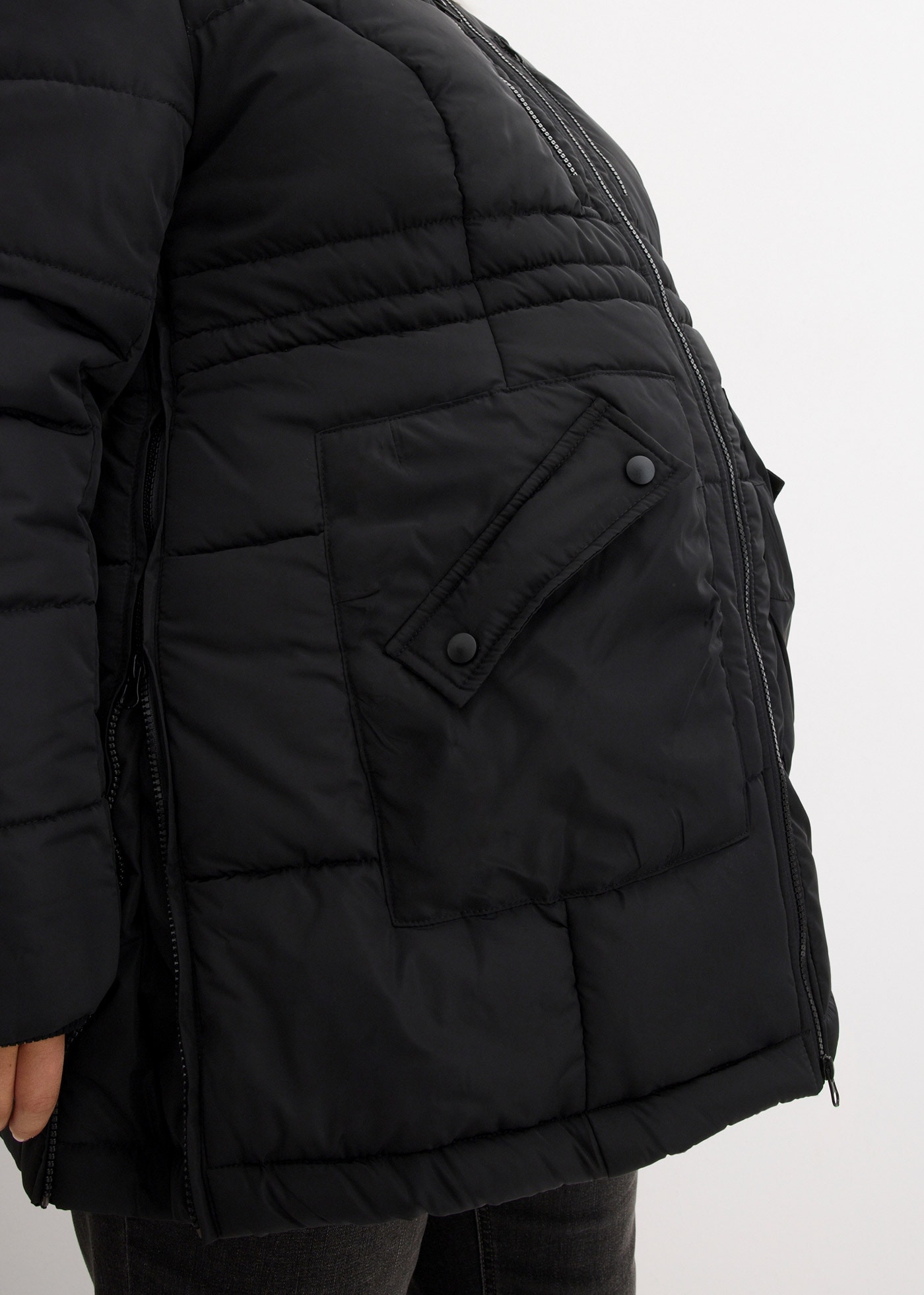 bonprix Langarmshirt »Langarmshirt mit reiner Baumwolle (2er Pack)« Packung, 2, 2 Stk. im 2er Pack  mit Rundhalsausschnitt