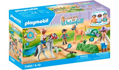 Konstruktions-Spielset »Ponyturnier (71495), Horses of Waterfall«, (46 St.)