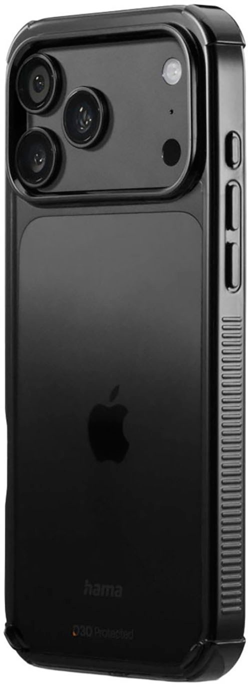Hama Smartphone-Hülle »Handyhülle für iPhone 17 Pro Max/18 Pro Max (stoßfest, sturzsicher)« kratzfeste Panzerhülle, sturzsicher dank D3O, Anti-Rutsch