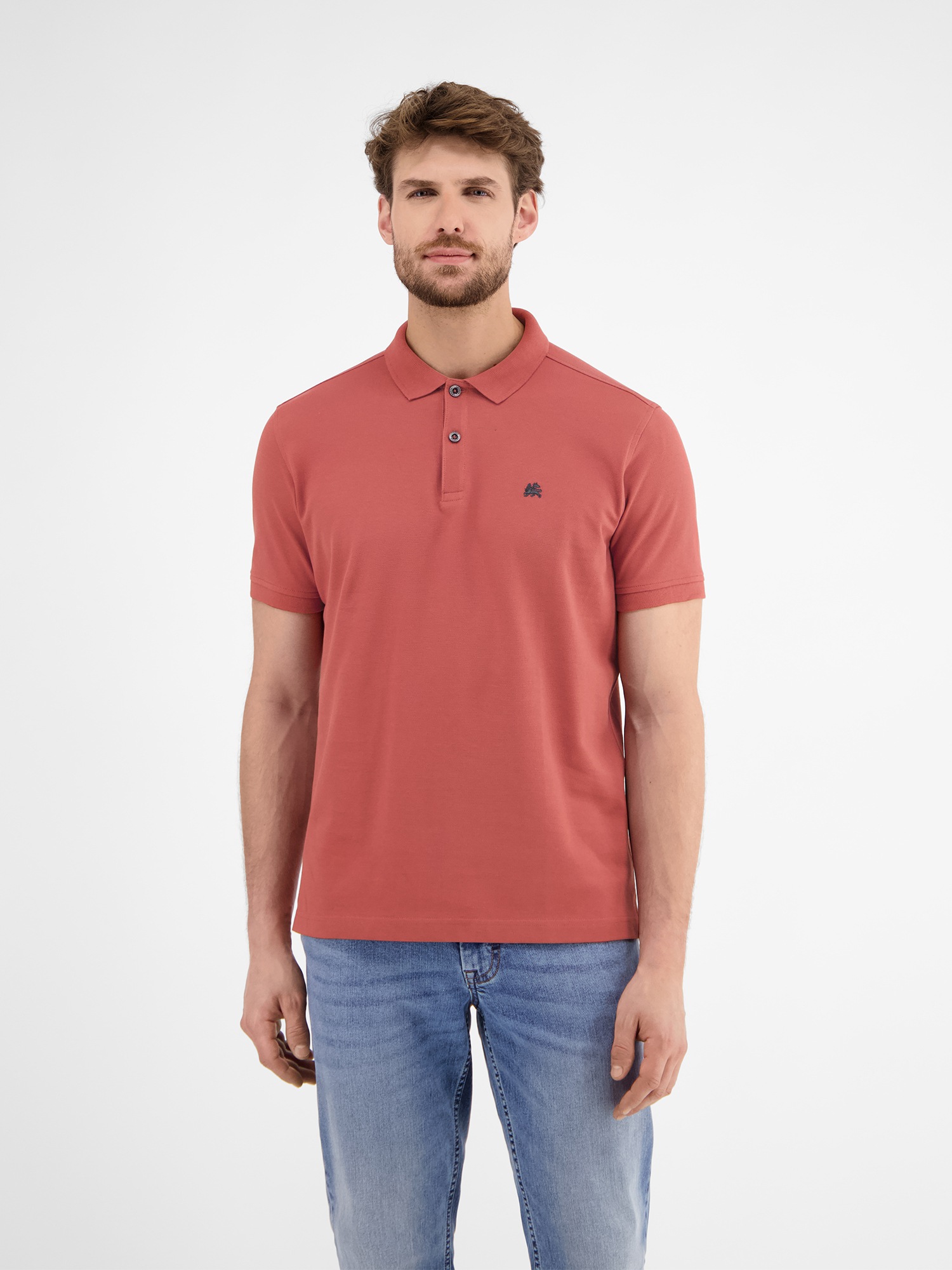LERROS Poloshirt "Herren Poloshirt, unifarben" günstig online kaufen