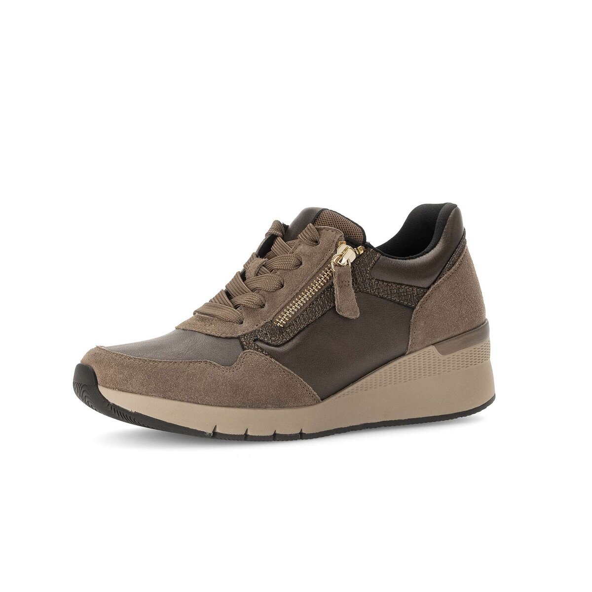 Gabor Sneaker "Sneaker low Materialmix Leder" günstig online kaufen