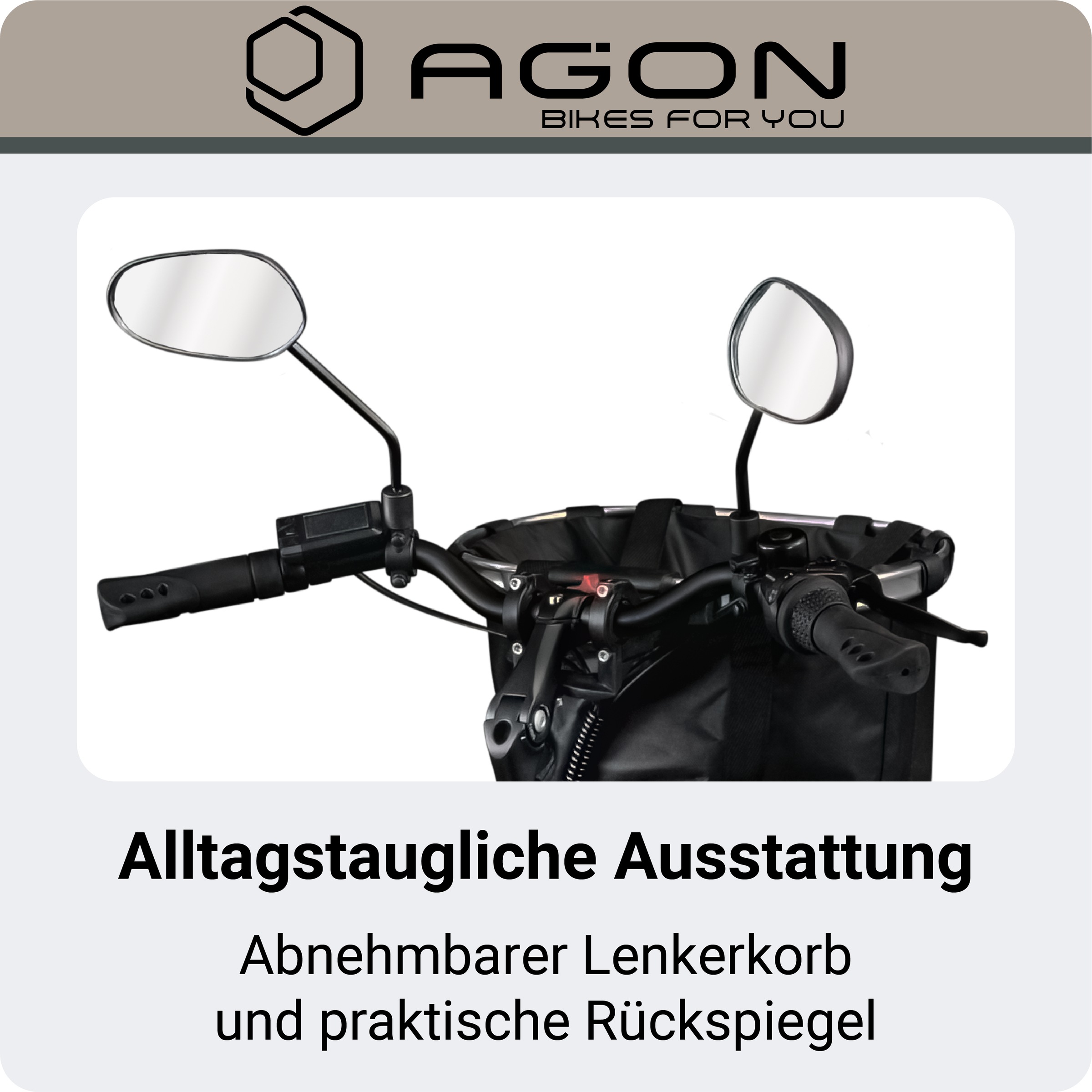 AGON »Assist« 3 Gang Nabenschaltung Frontmotor 250 W