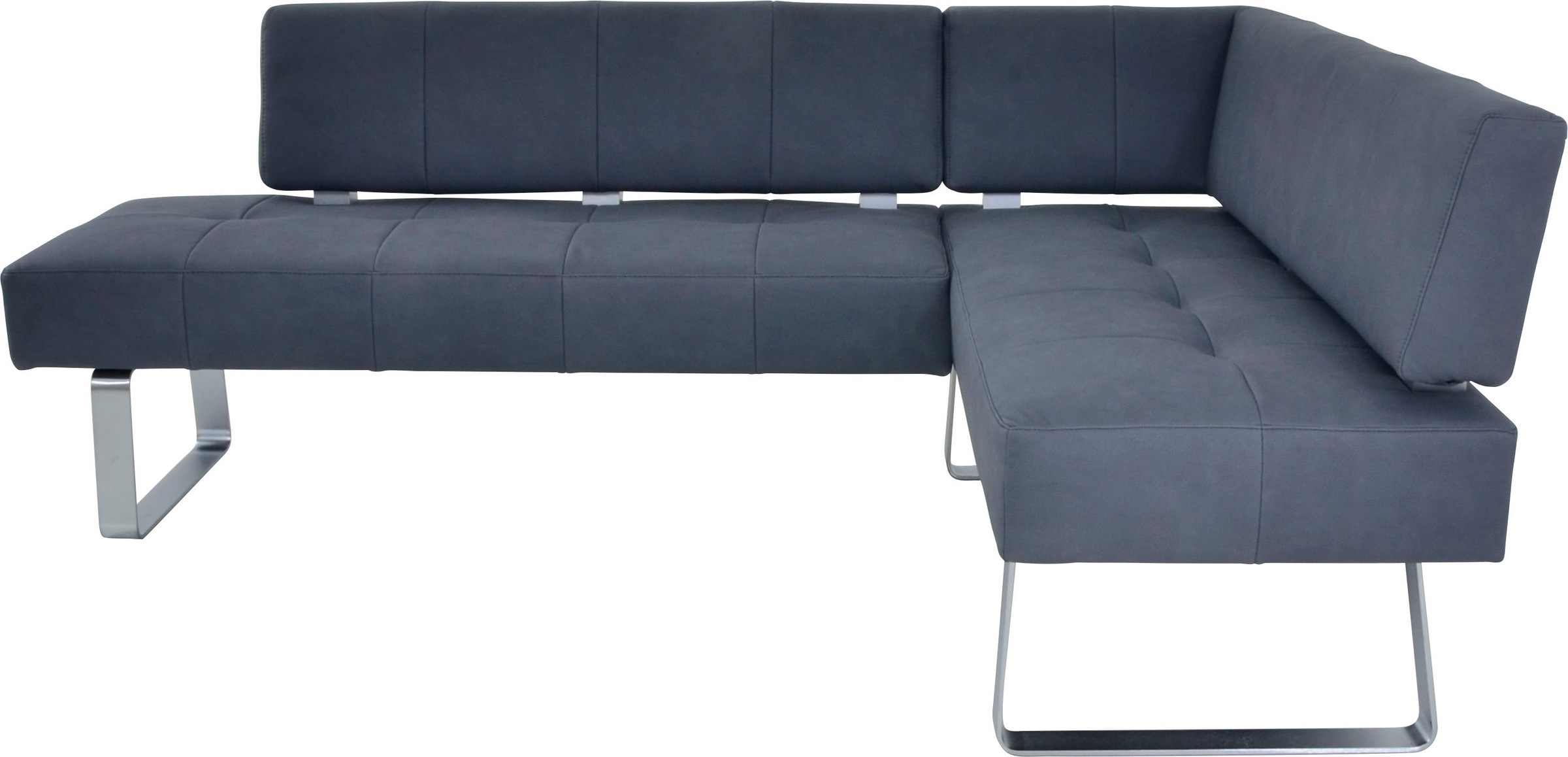 Thumbnail - K+W Komfort & Wohnen Eckbankgruppe "Spider II" Set, 4 Stk. tlg. langer Schenkel 227cm, 2 Freischwinger, Auszugstisch in ...