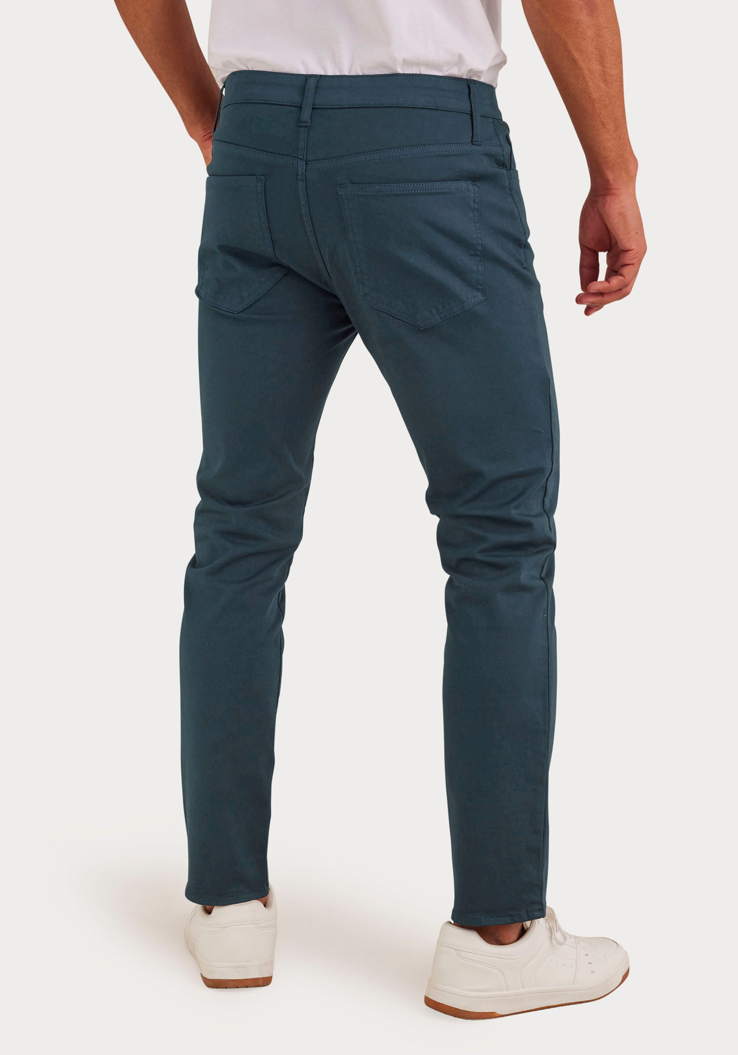 Thumbnail - John Devin Stretch-Hose ", 5-Pocket-Hose, regular-fit" Chinohose aus elastischer Baumwoll-Qualität