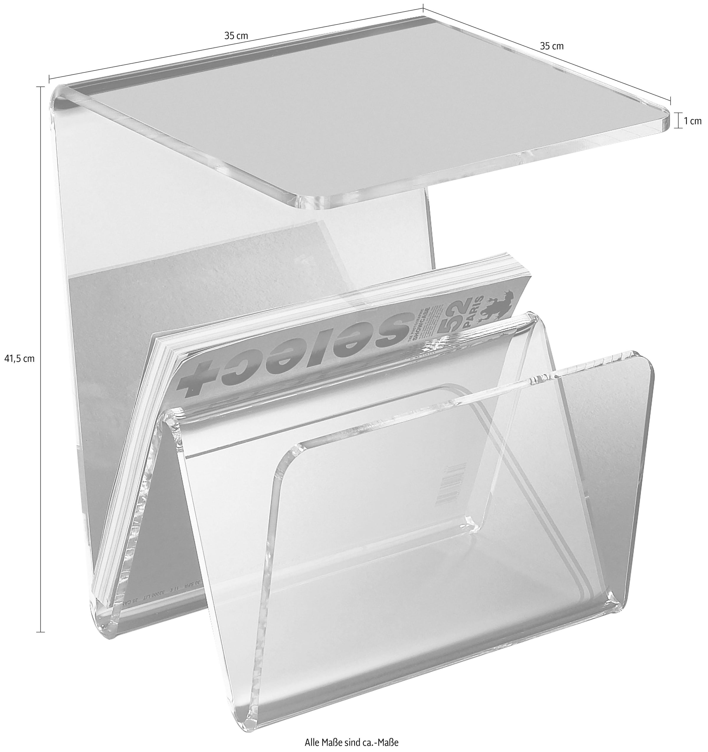 bestellen Style mit | Ablage aus Places Zeitungsständer Acrylglas of BAUR »Remus«,