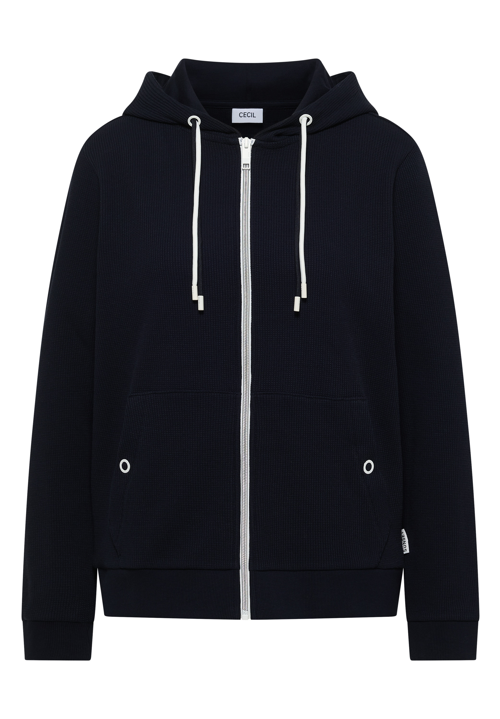 Cecil Cardigan mit Kapuze mit Tunnelzugband