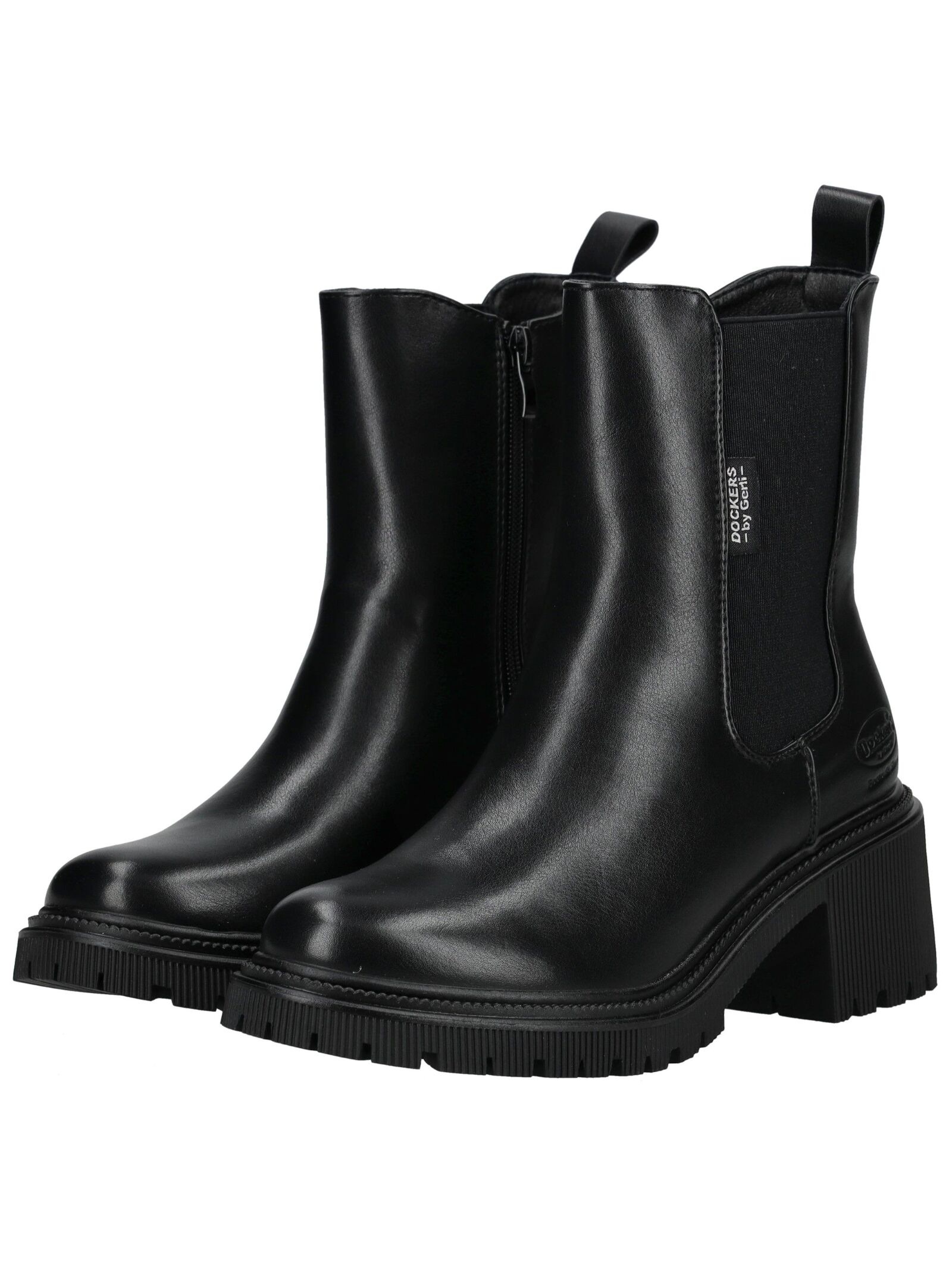 Dockers by Gerli Women Ankle Boots Faux Leather Black 40 3