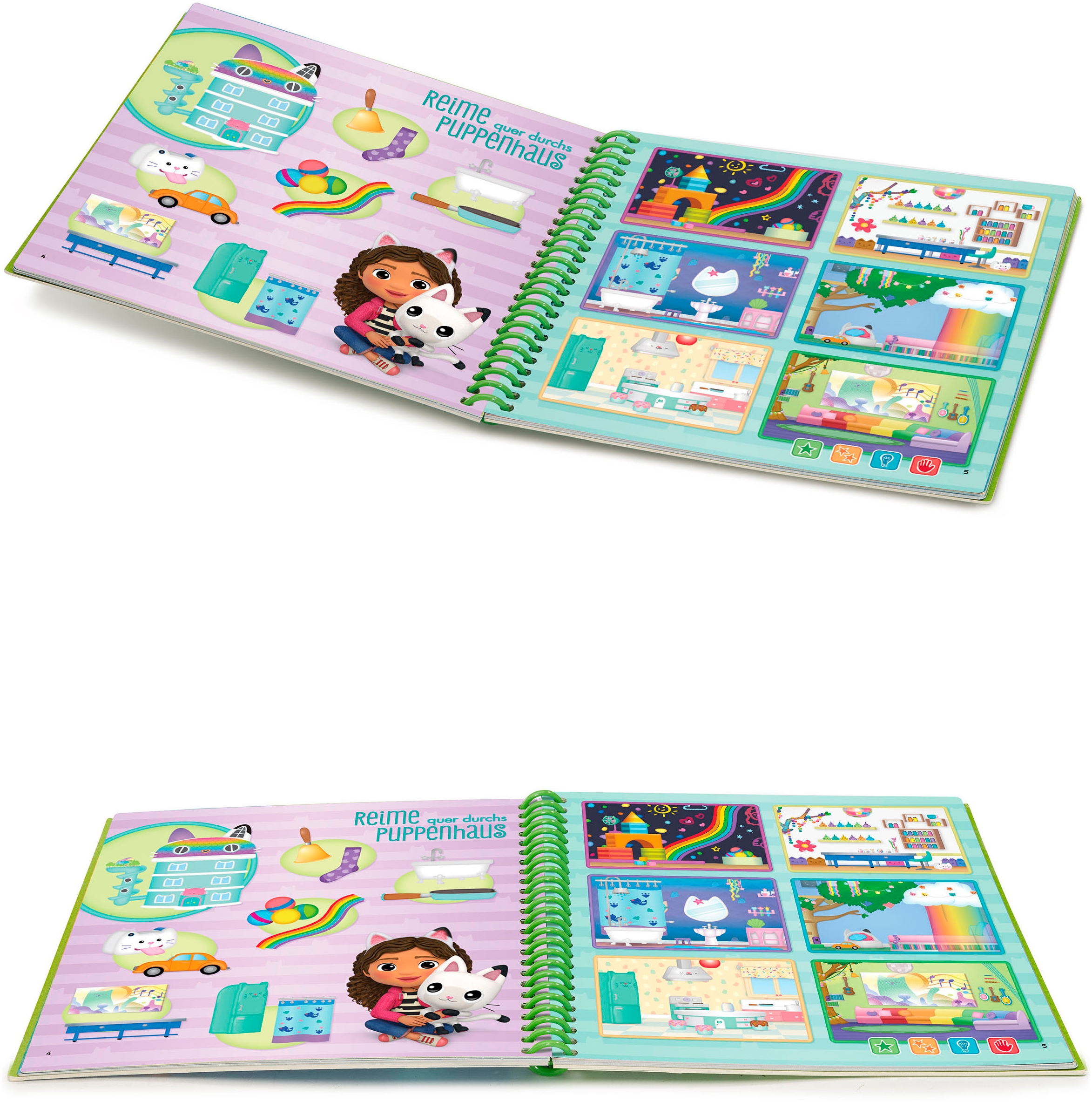 Vtech® »MagiBook Lernstufe 2 - Gabby's Dollhouse« inkl. Story'Friend Lernfigur