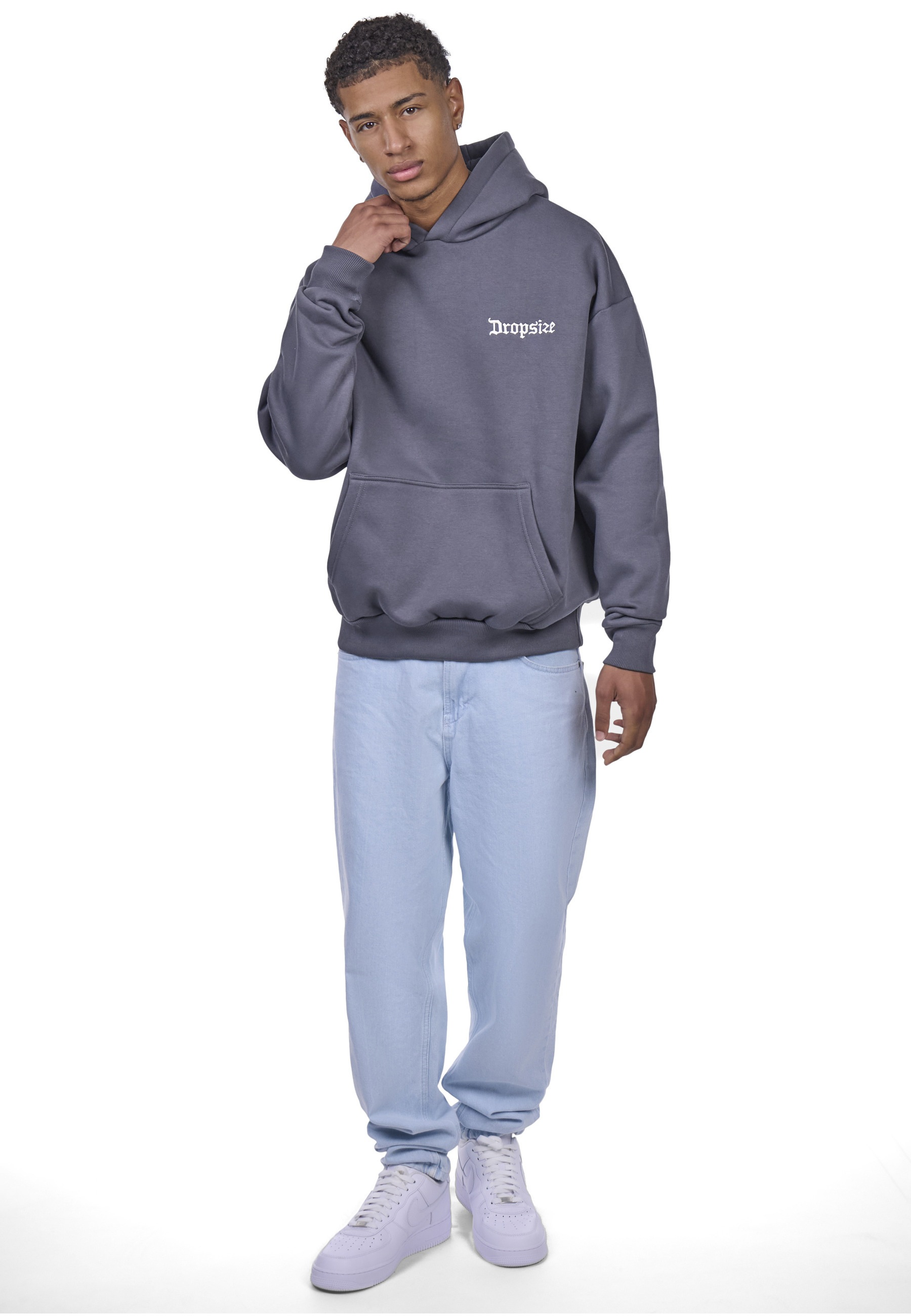Dropsize Kapuzenpullover "Dropsize HEAVY OVERSIZE EMBO HOODIE" 1 Stk. günstig online kaufen