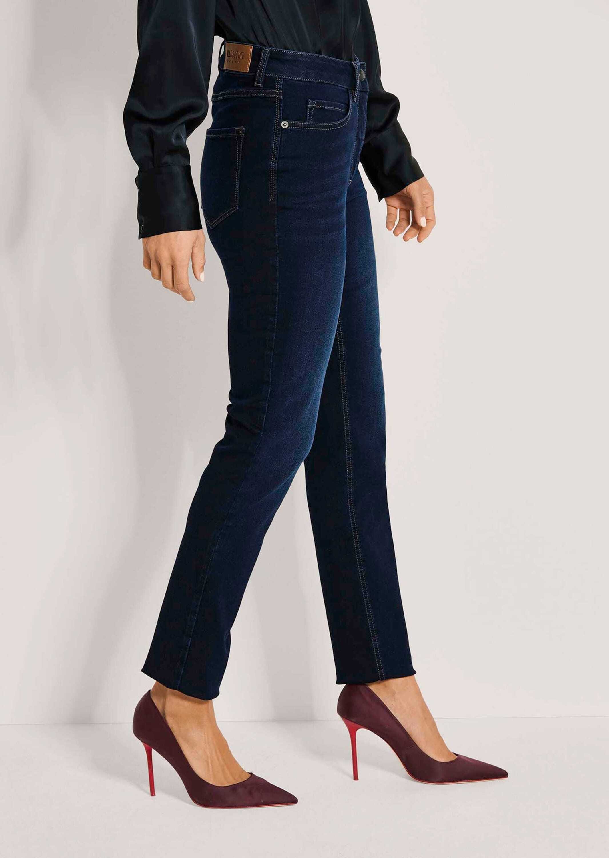 MADELEINE Regular-fit-Jeans »Hose Bequeme Skinny-Jeans aus Powerstretch«