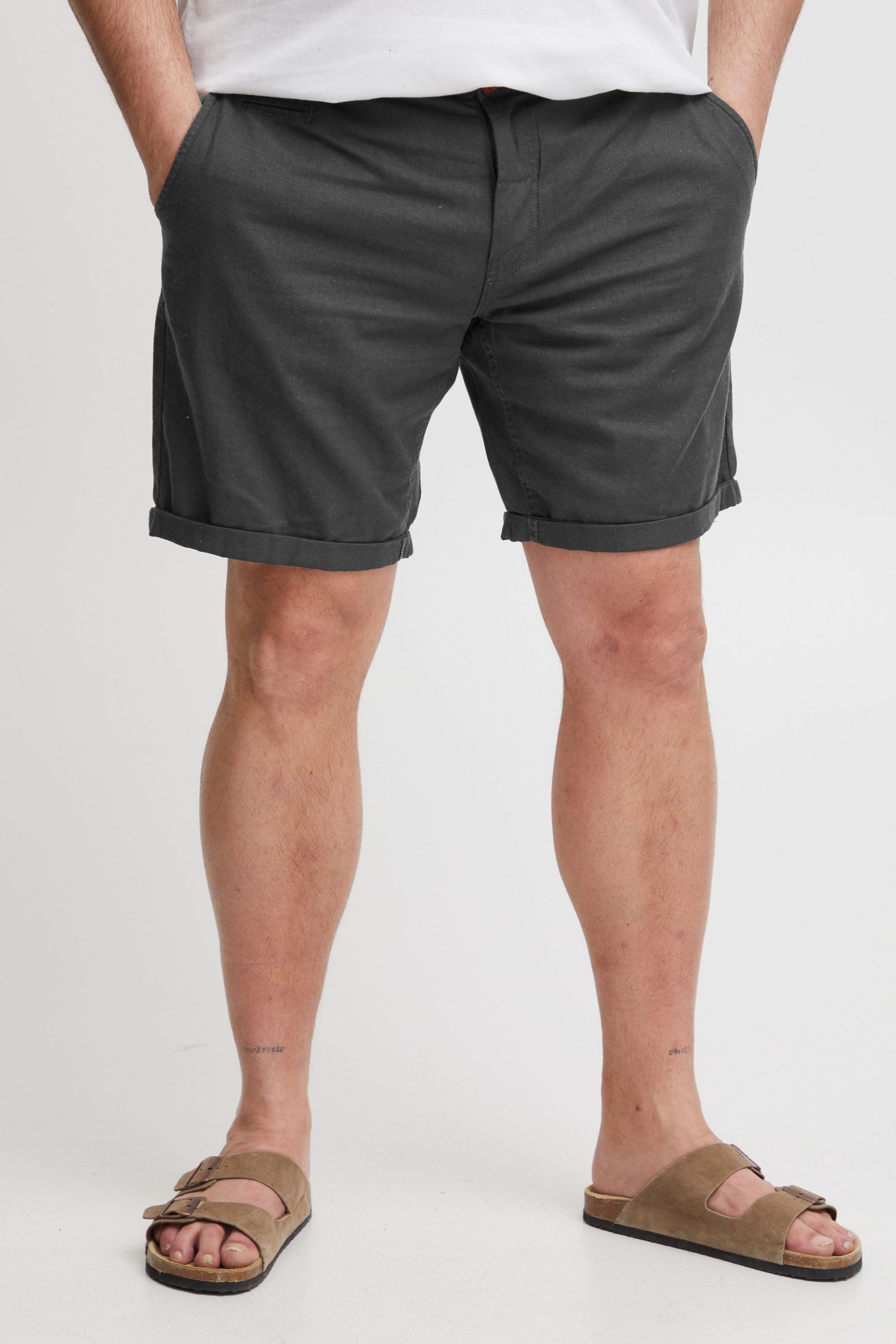 Blend Shorts »BHLias Big & Tall«  Chino Shorts aus Leinenmix in großen Größen