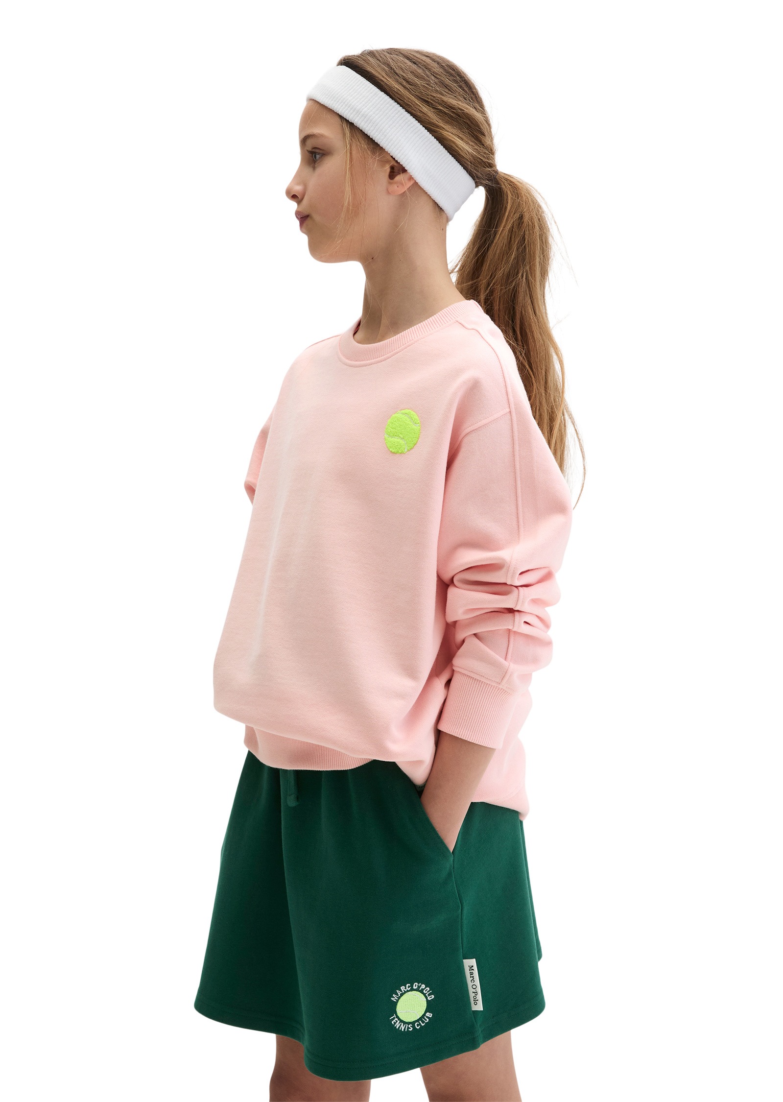 Marc O'Polo Sweatshirt »mit beidseitigen Tennisball-Highlights«
