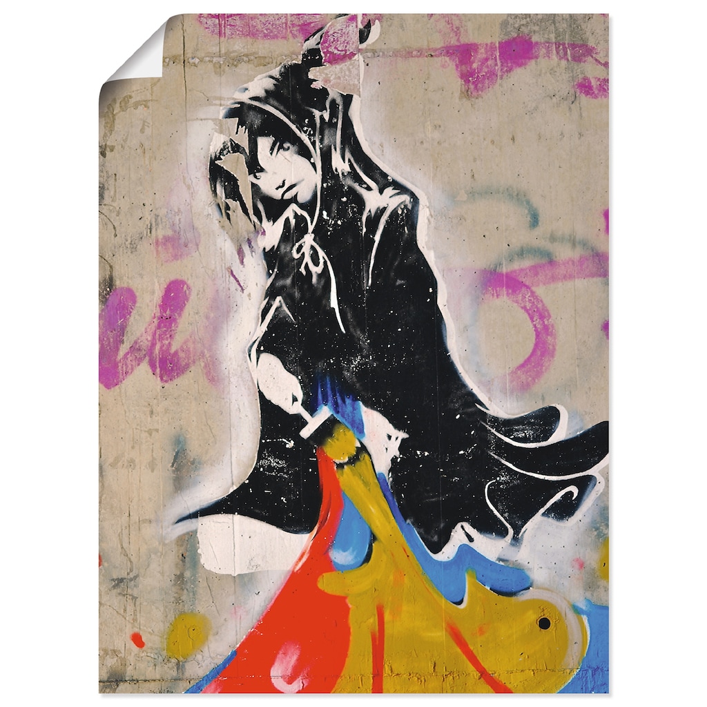 Artland Poster »Graffiti II«, klassische Fantasie, (1 St.)