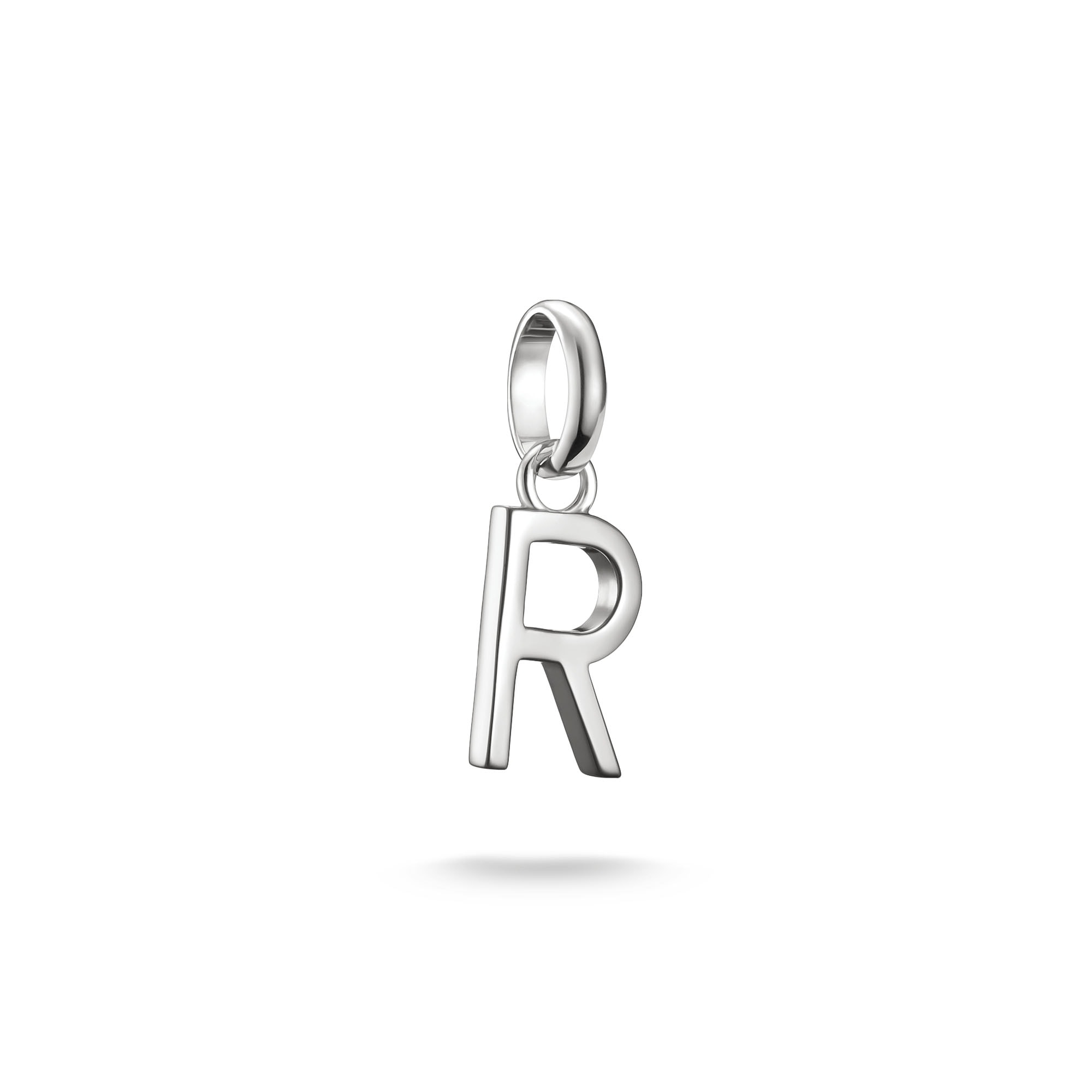 THOMAS SABO Damen Charm Buchstabe "Charm Alphabet/Buchstabe - Connect", R, silber, Silber 925 (recycelt), Charms