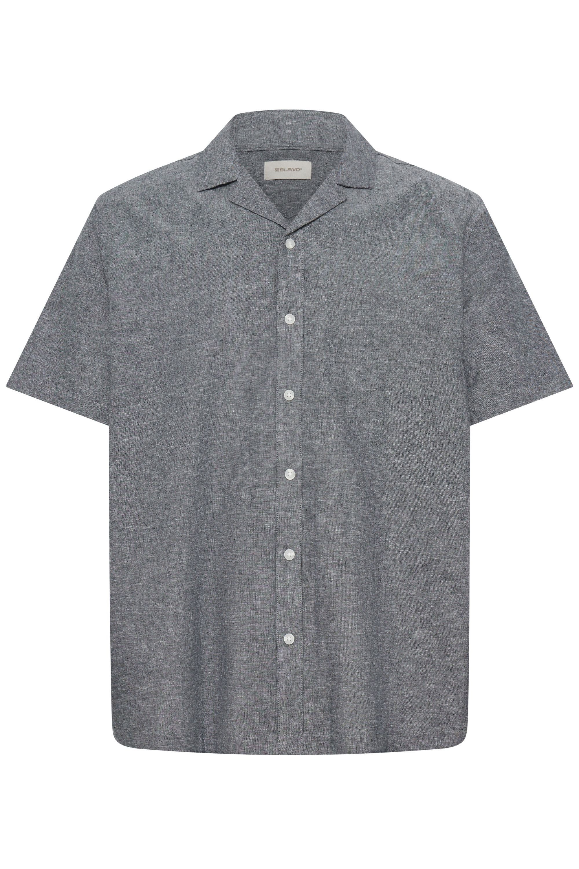 Blend Leinenhemd »BHAban Cuba Linen Mix« Leichtes Kurzarmhemd aus Baumwoll-Leinen-Mix