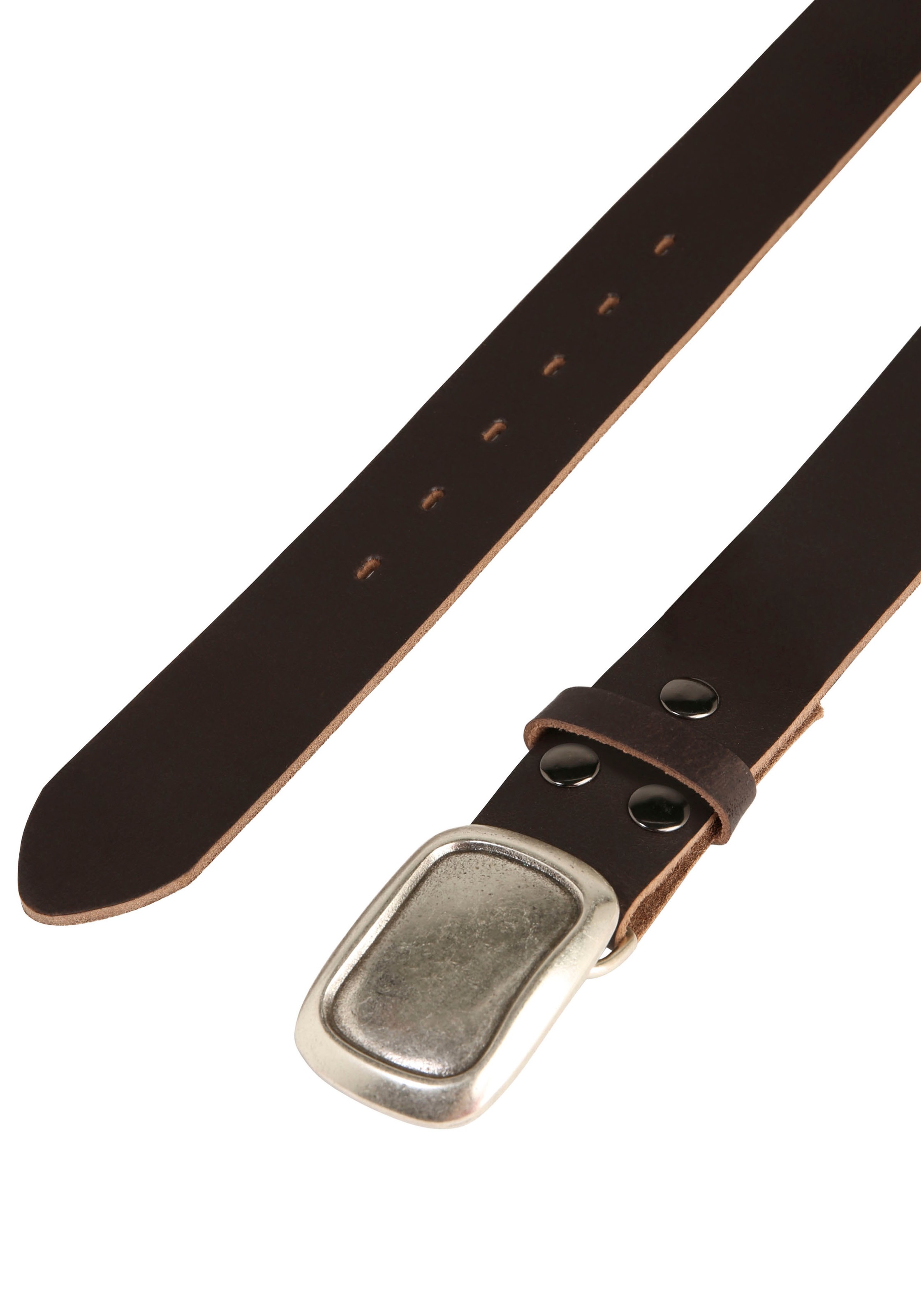 Rettungsring Gürtel Ledergürtel mit austauschbarer Schließe "Rechteck Einge günstig online kaufen