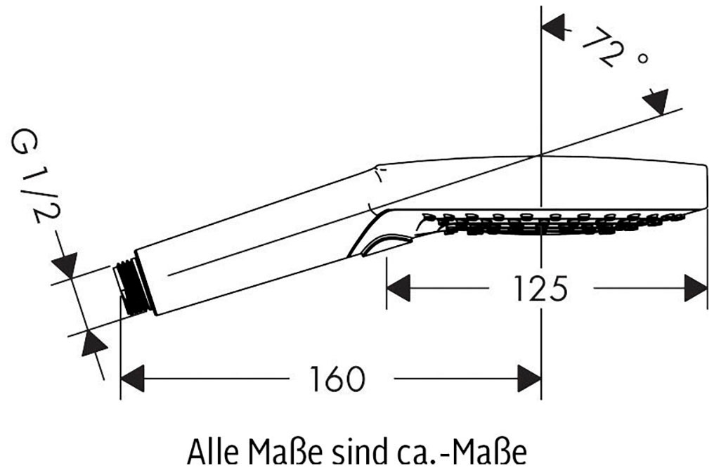 hansgrohe Handbrause »Raindance Select S«, 12cm, 3 Strahlarten