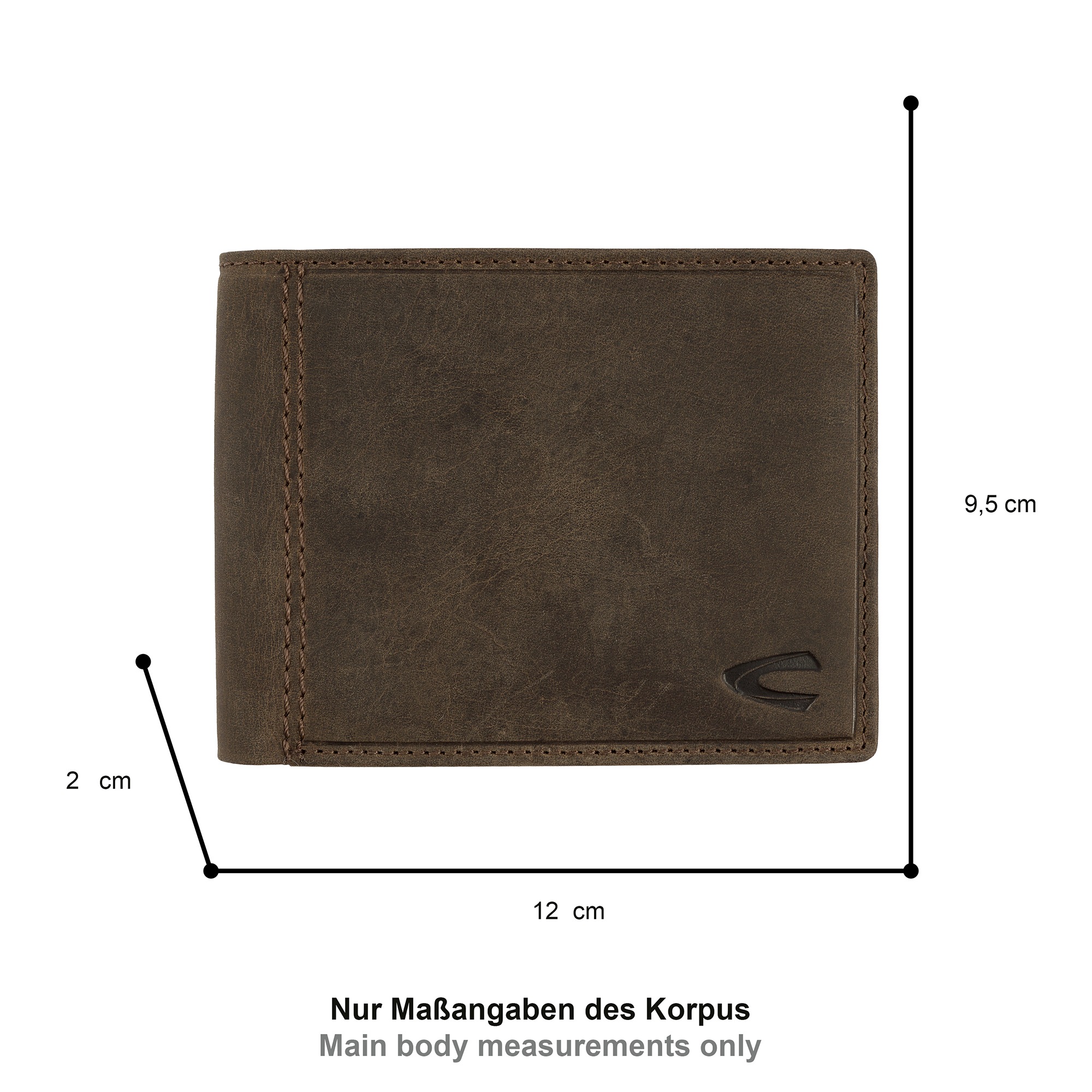 camel active Geldbörse "Vietnam" aus robustem Hunter-Leder und doppelten Zi günstig online kaufen